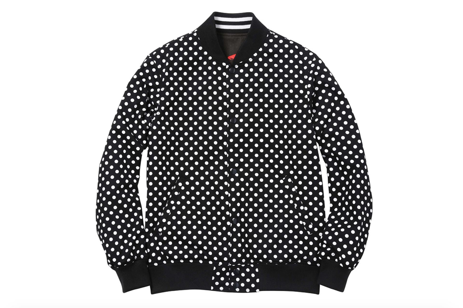 Size L Supreme CDG Reversible Buttoned Jacket “Multicolor”