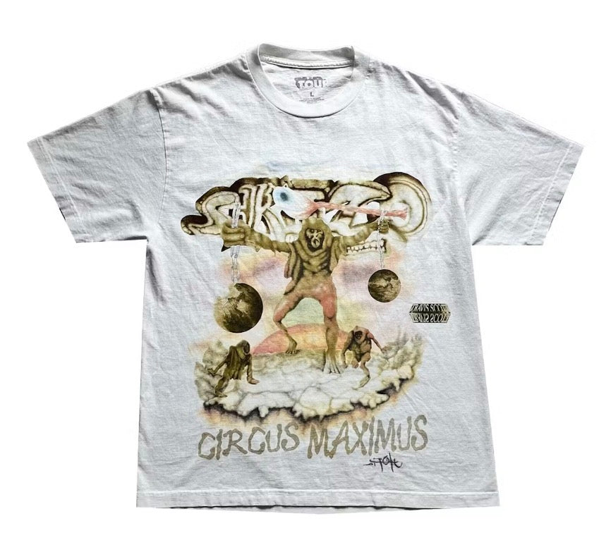Size S Travis Scott Utopia Skitzo Tee “White”
