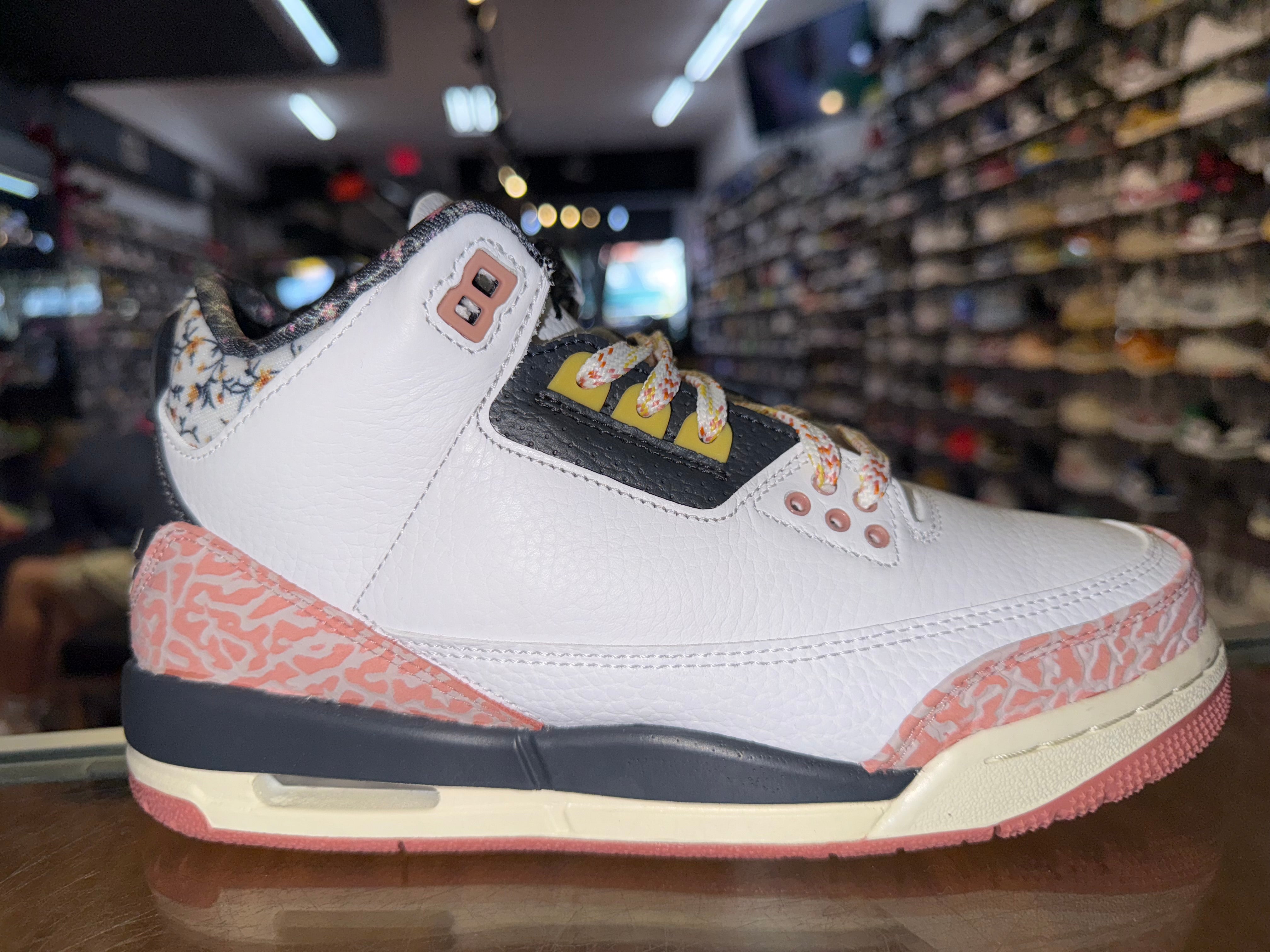 Size 6y Air Jordan 3 "Vintage Floral"