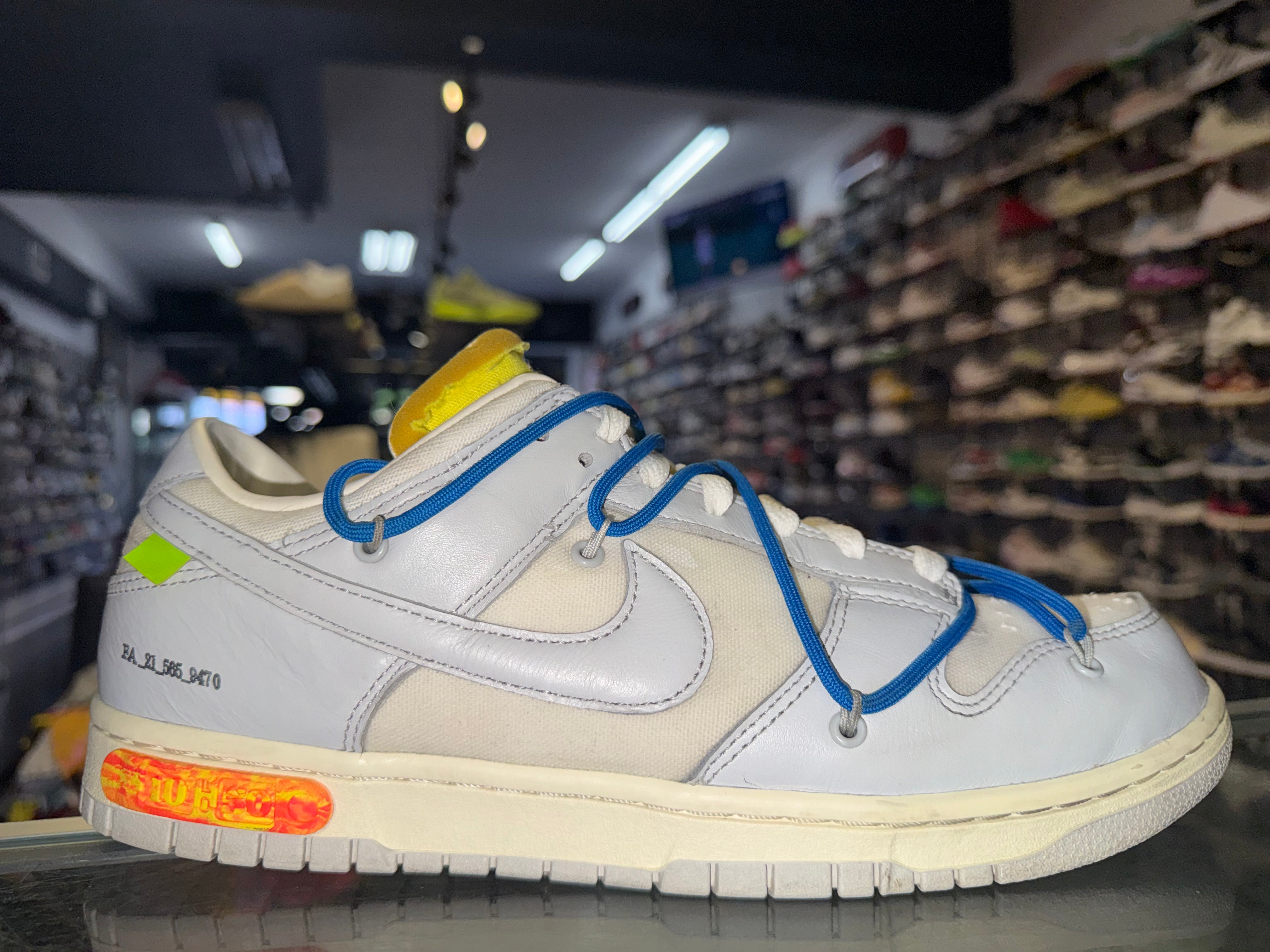 Size 11 Dunk Low Off "Lot 10"