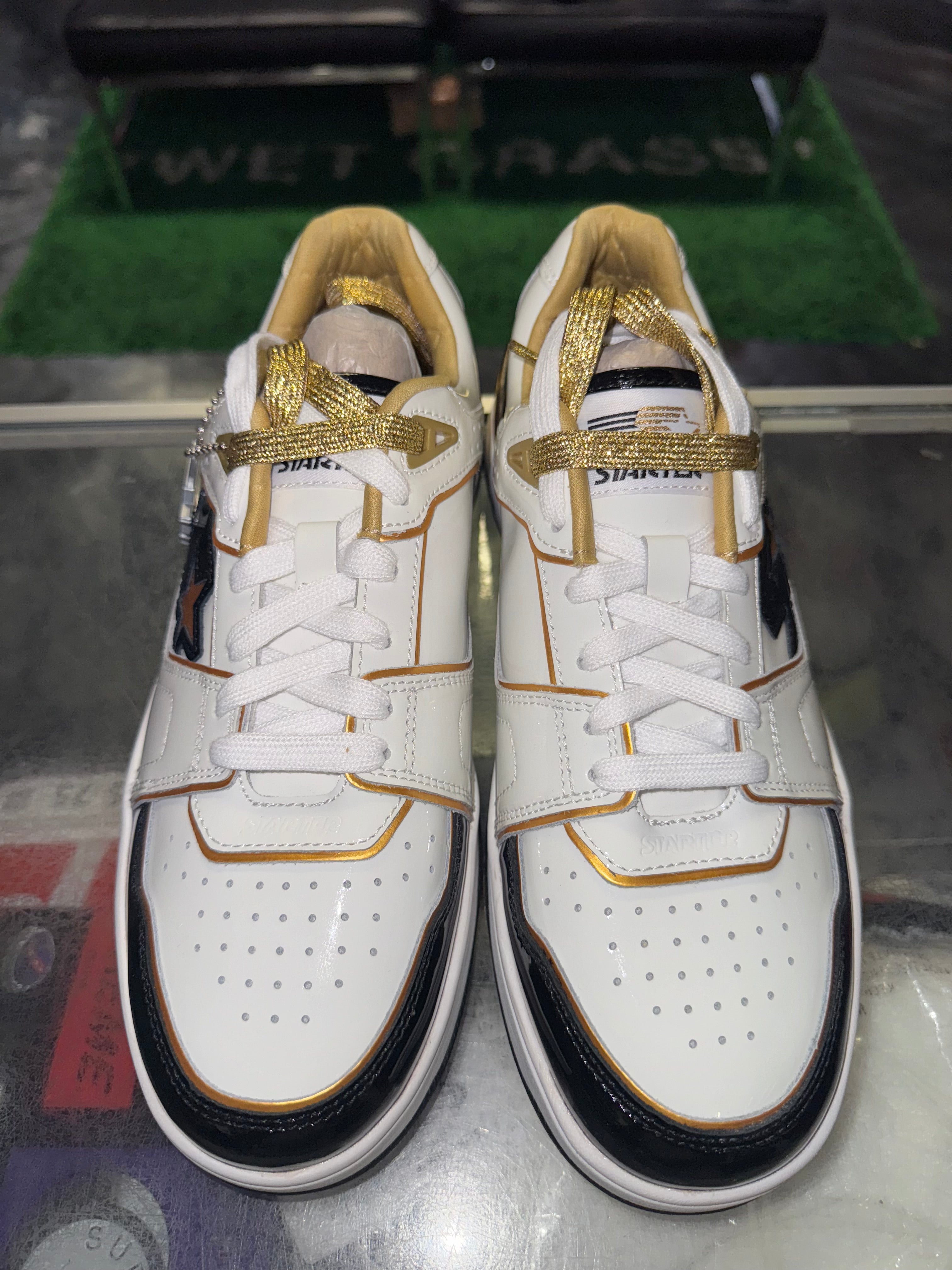 Size 10 Starter Fastbreak Low "Black Gold" Brand New