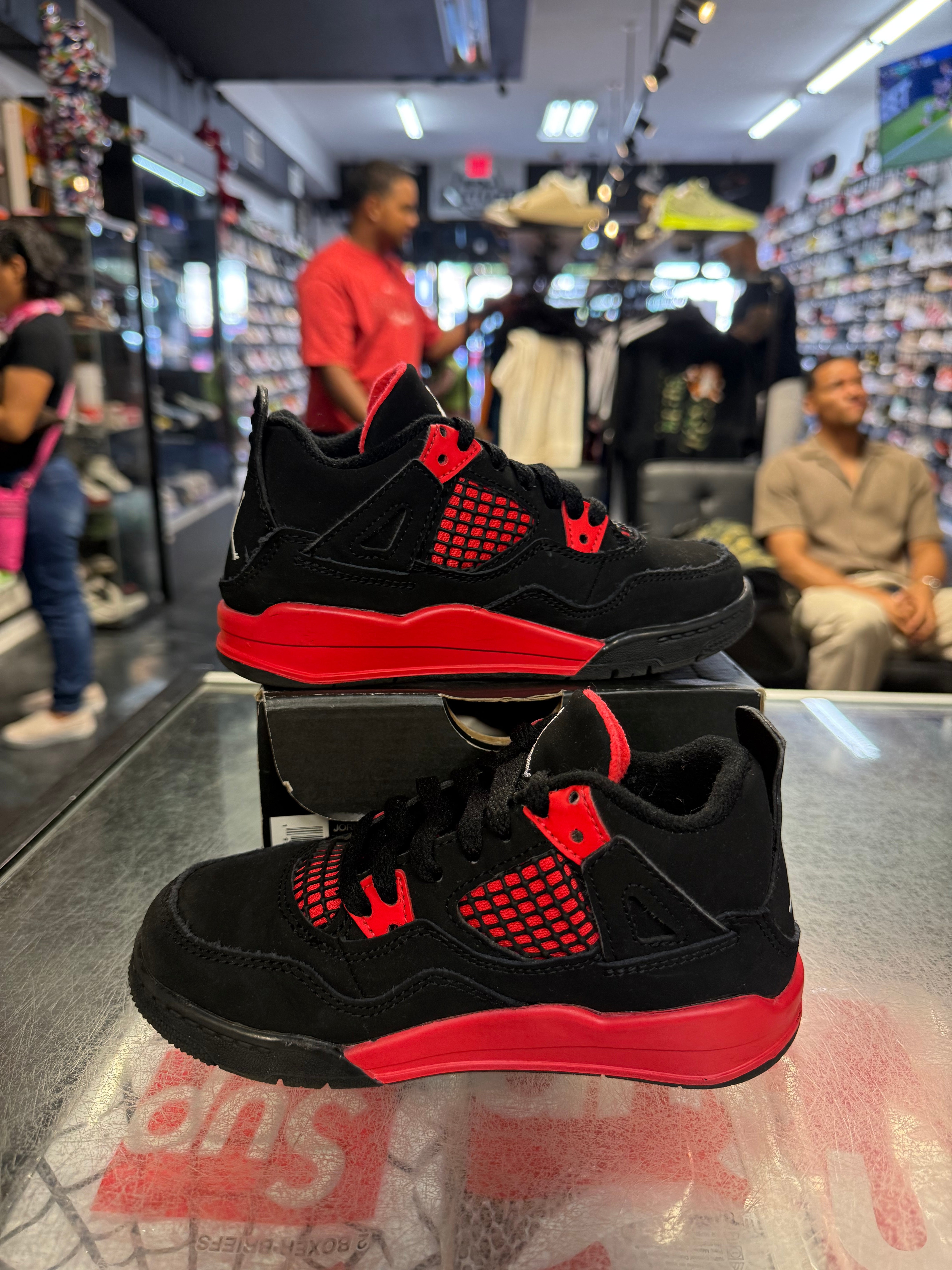 Size 11c Air Jordan 4 “Red Thunder” (PS)