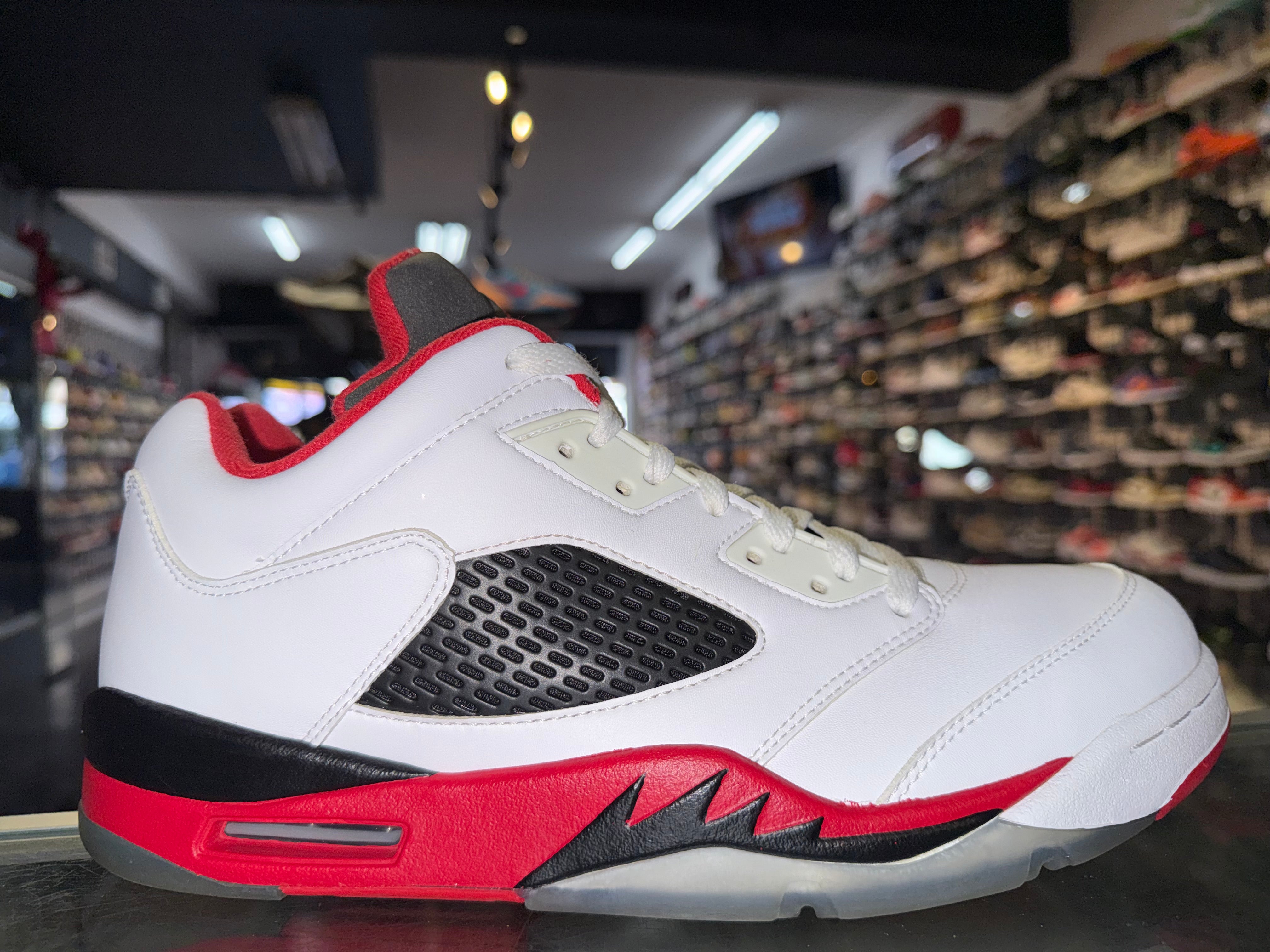 Size 10.5 Air Jordan 5 Low "Fire Red"