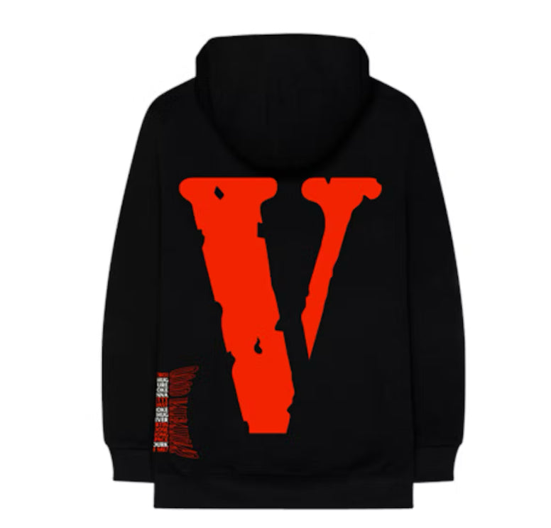 Size M Vlone x Nav Bad Habits Hoodie “Black”