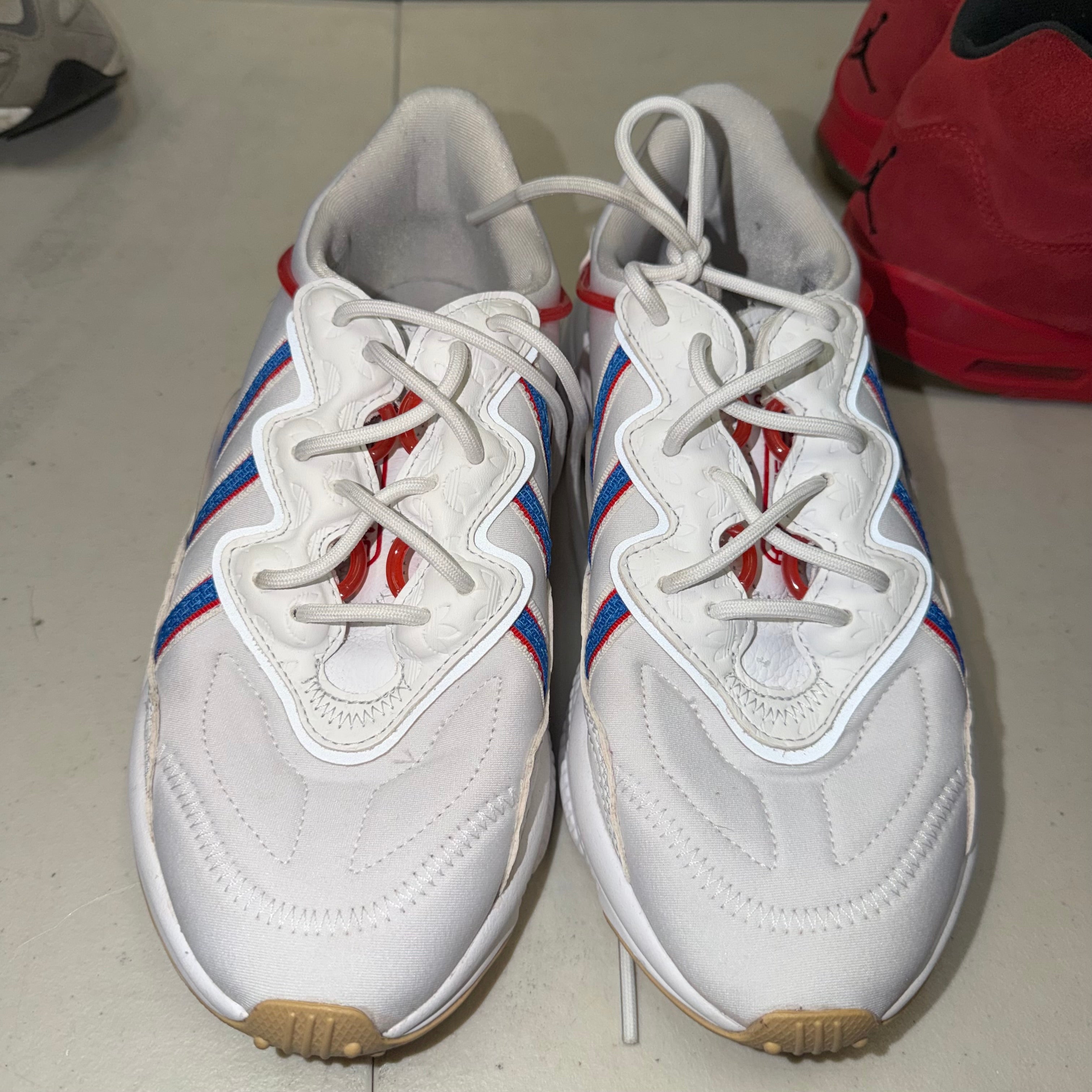 Size 6.5 Adidas Ozweego "White" - NB