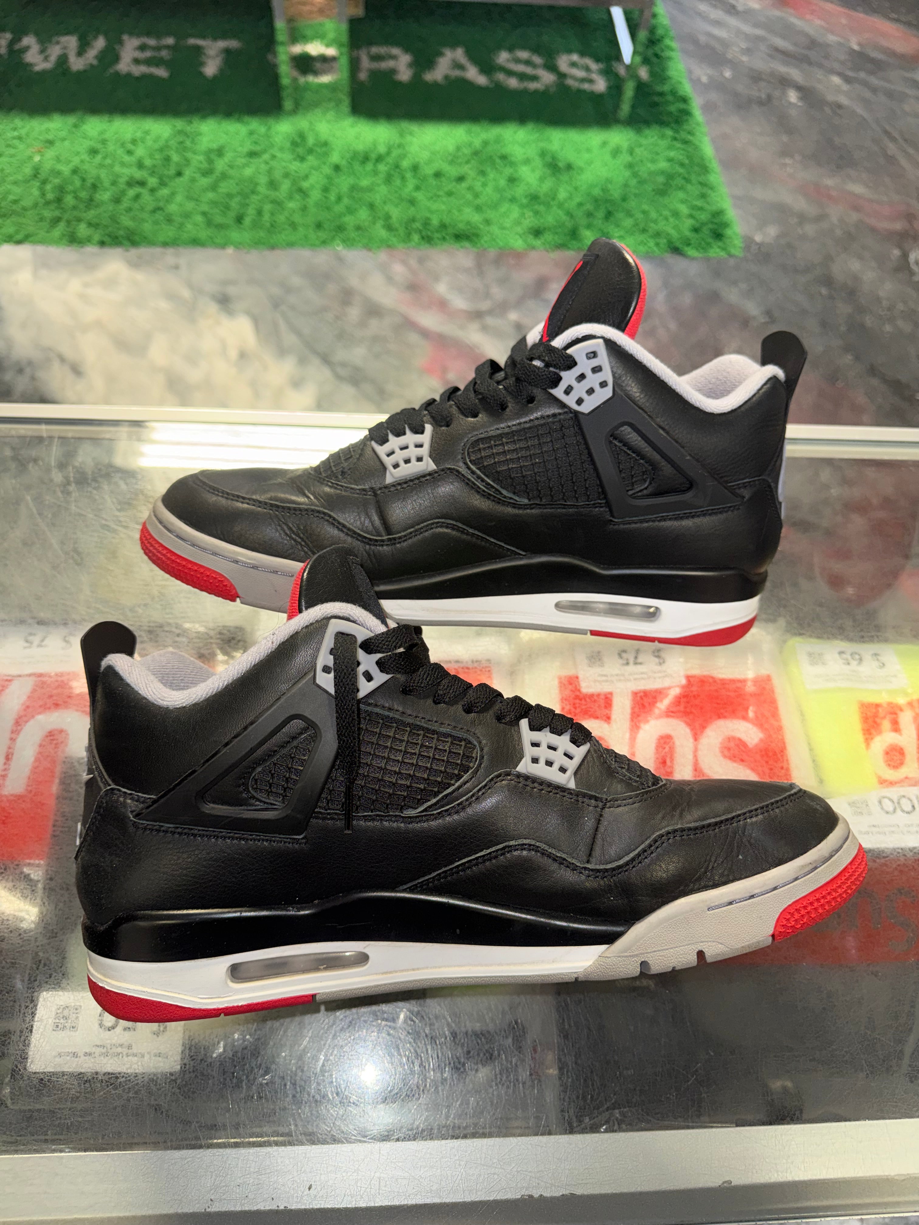 Size 12.5 Air Jordan 4 "Bred Reimagined"