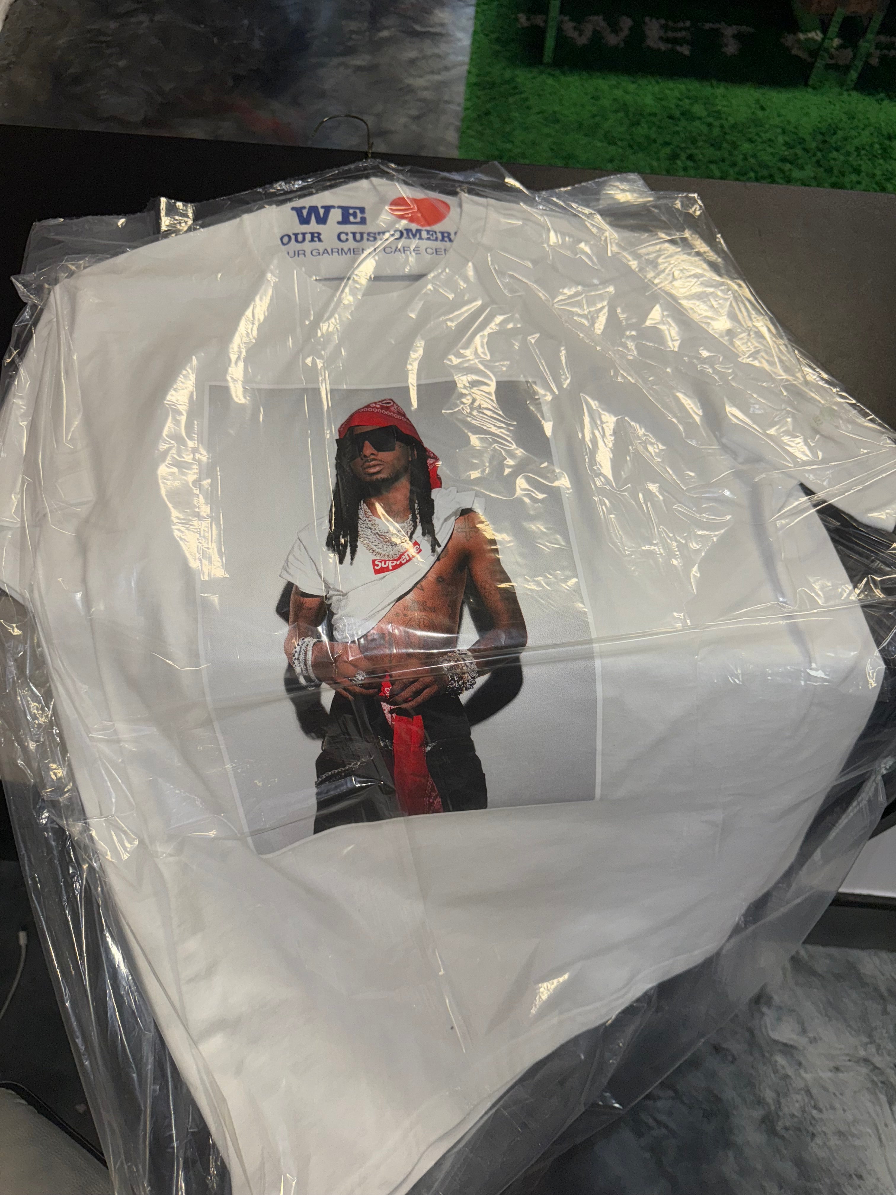 Size M Supreme Playboi Carti Photo Tee “White”