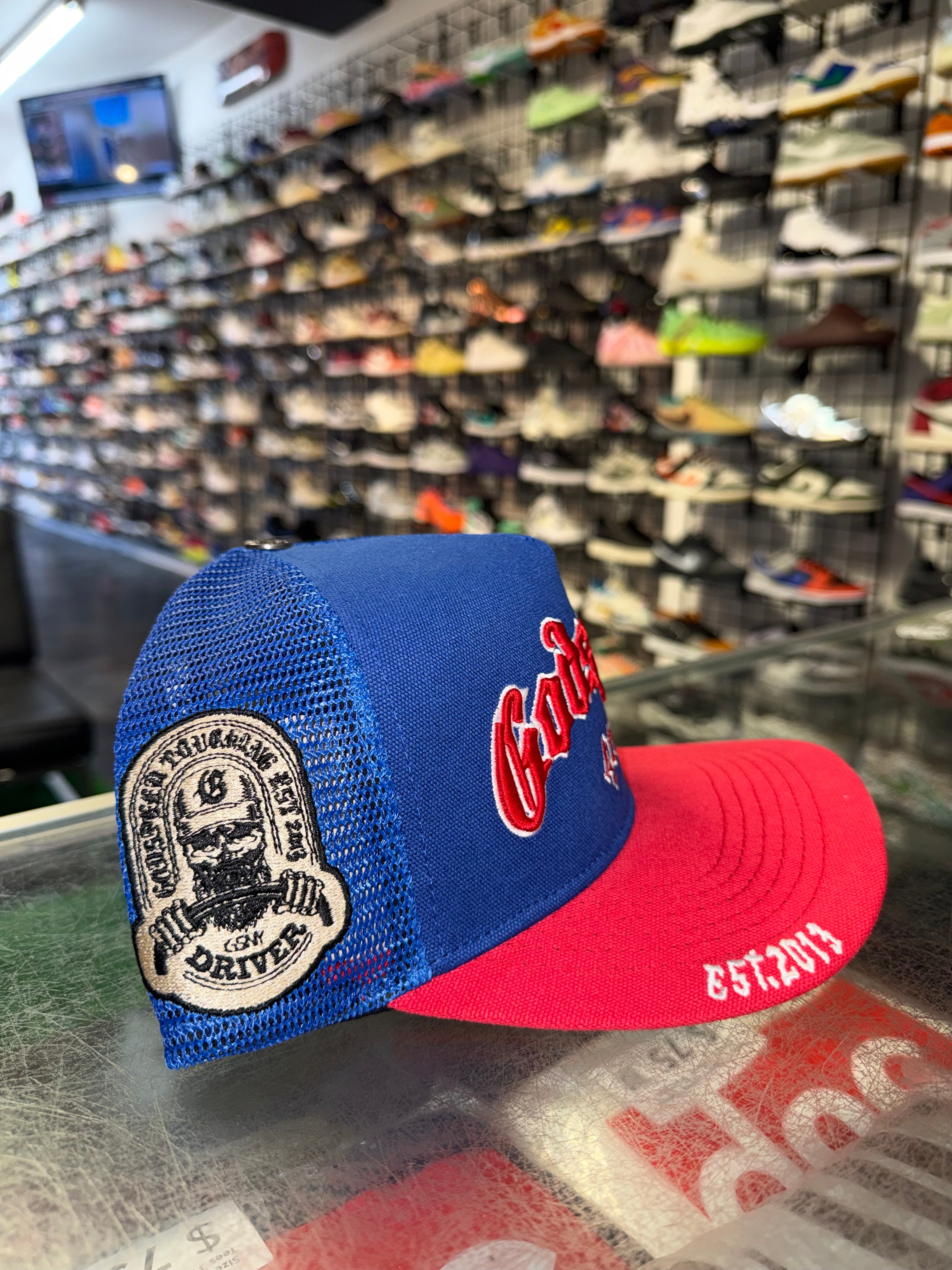 Size OS Godspeed 4Ever Trucker Hat “Blue/Red” Brand New