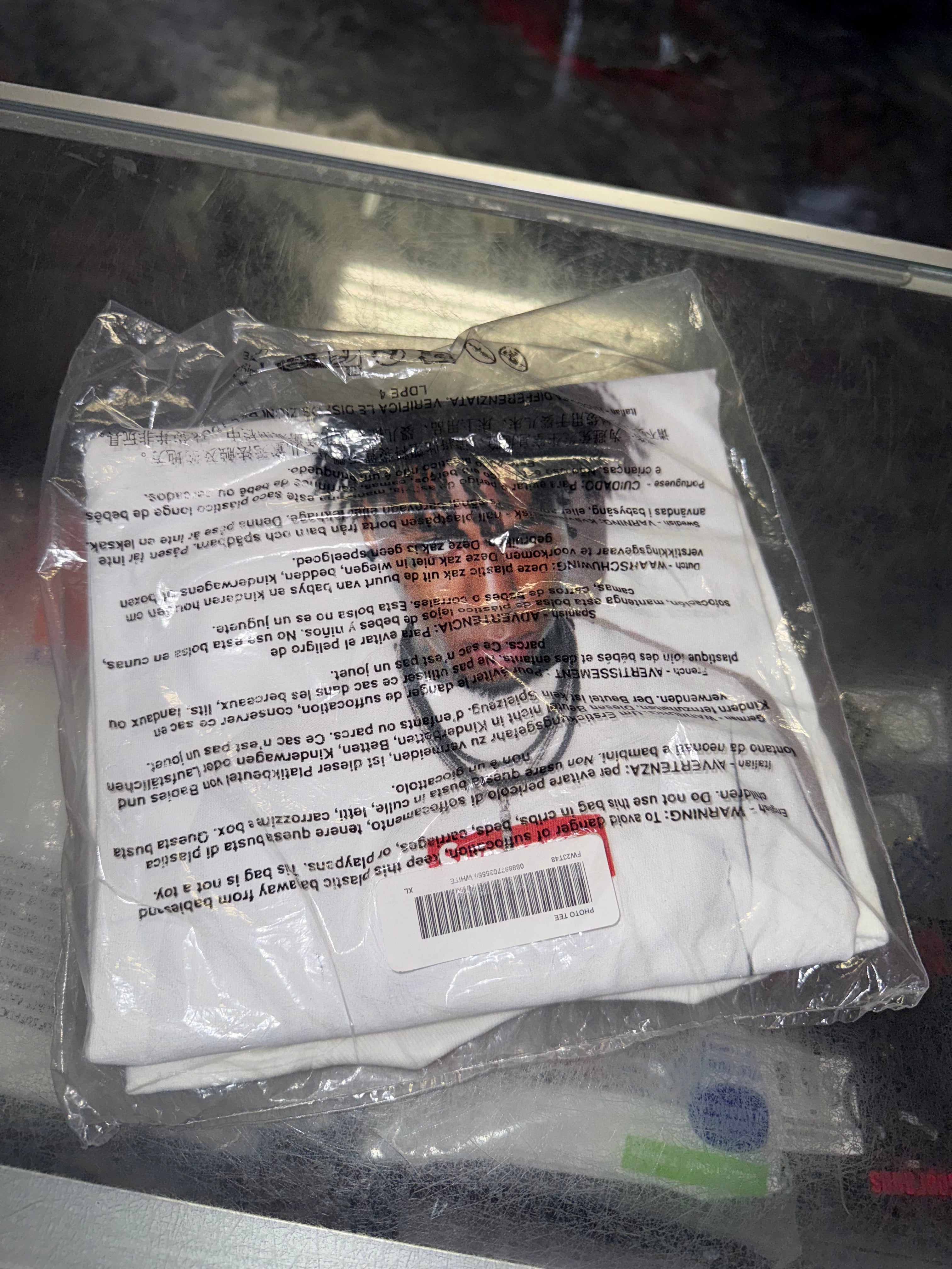 Size XL Supreme Playboi Carti Tee “White” Brand New