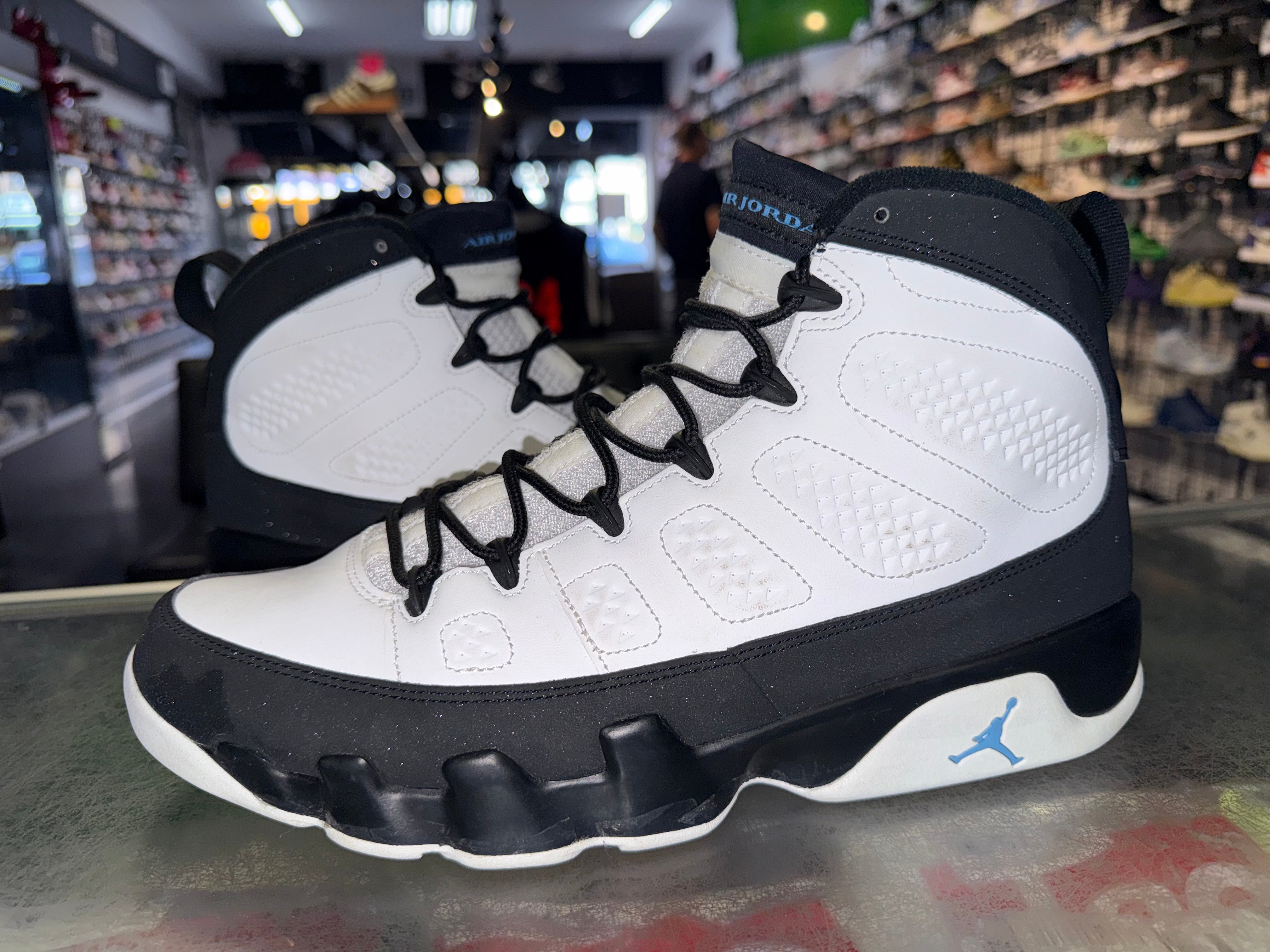 Size 11.5 Air Jordan 9 "University Blue"