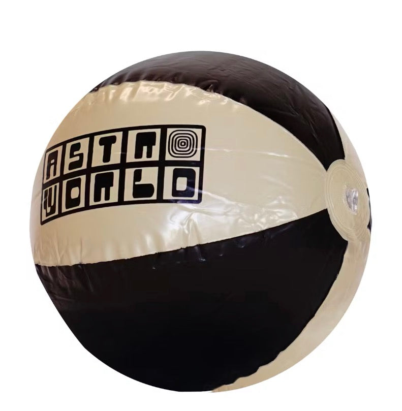 Size OS Travis Scott Astroworld Beach Ball “Black/Tan” Brand New