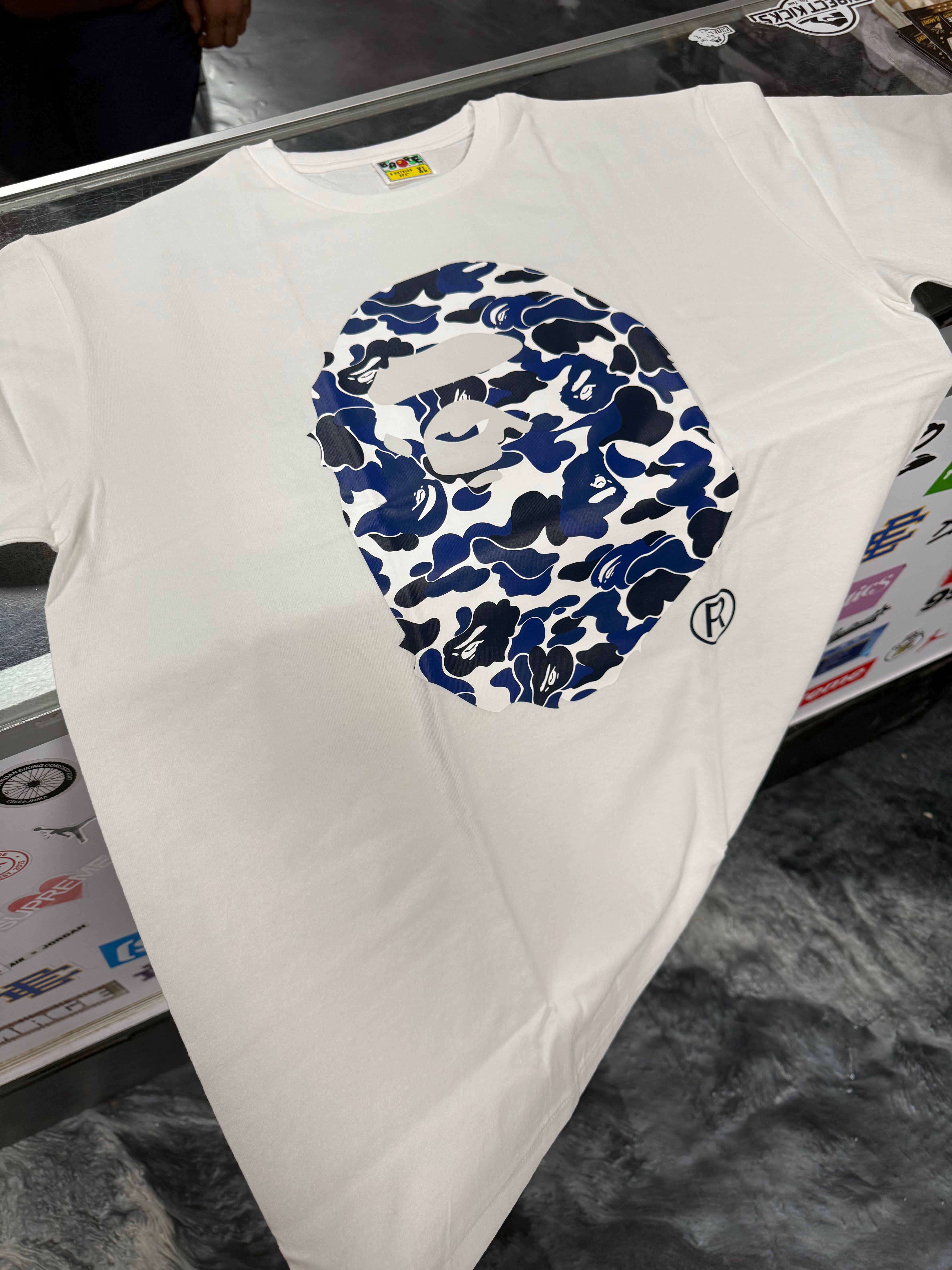 Size XL Bape Big Head BAPEC Tee “White” Brand New