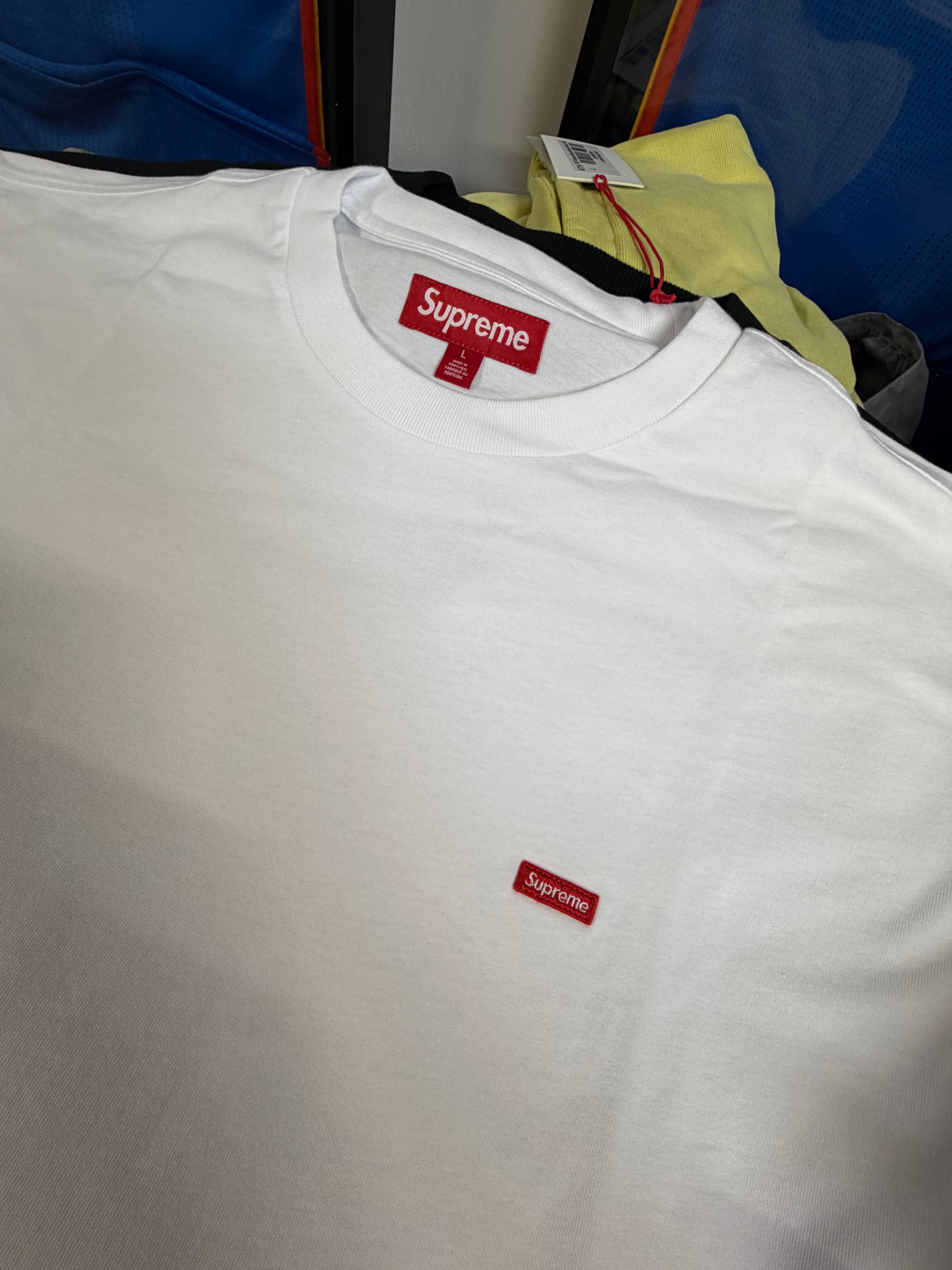 Size L Supreme Small Box Long sleeve "White" Brand New