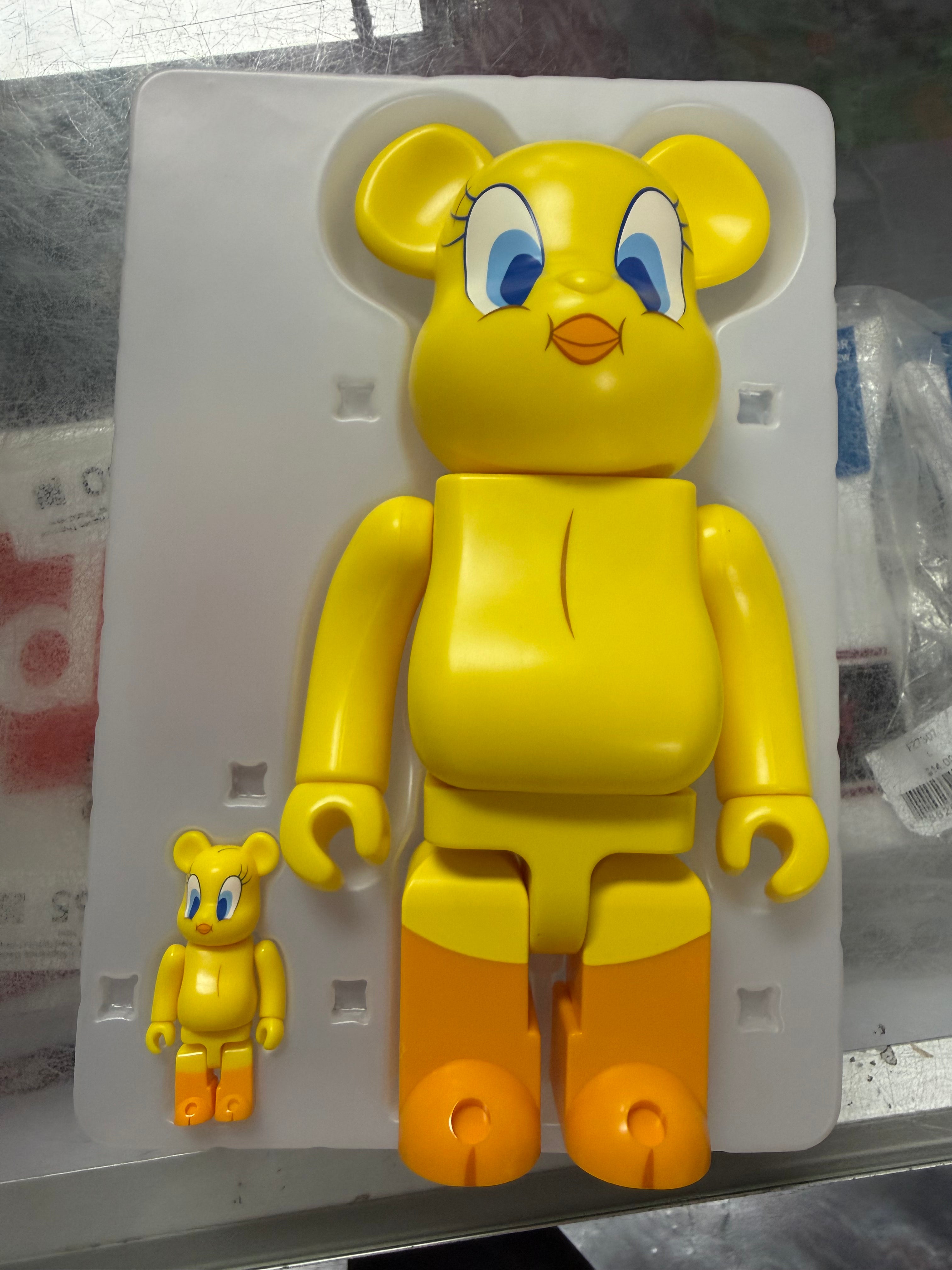 Bearbrick 100% & 400% Set "Tweety"