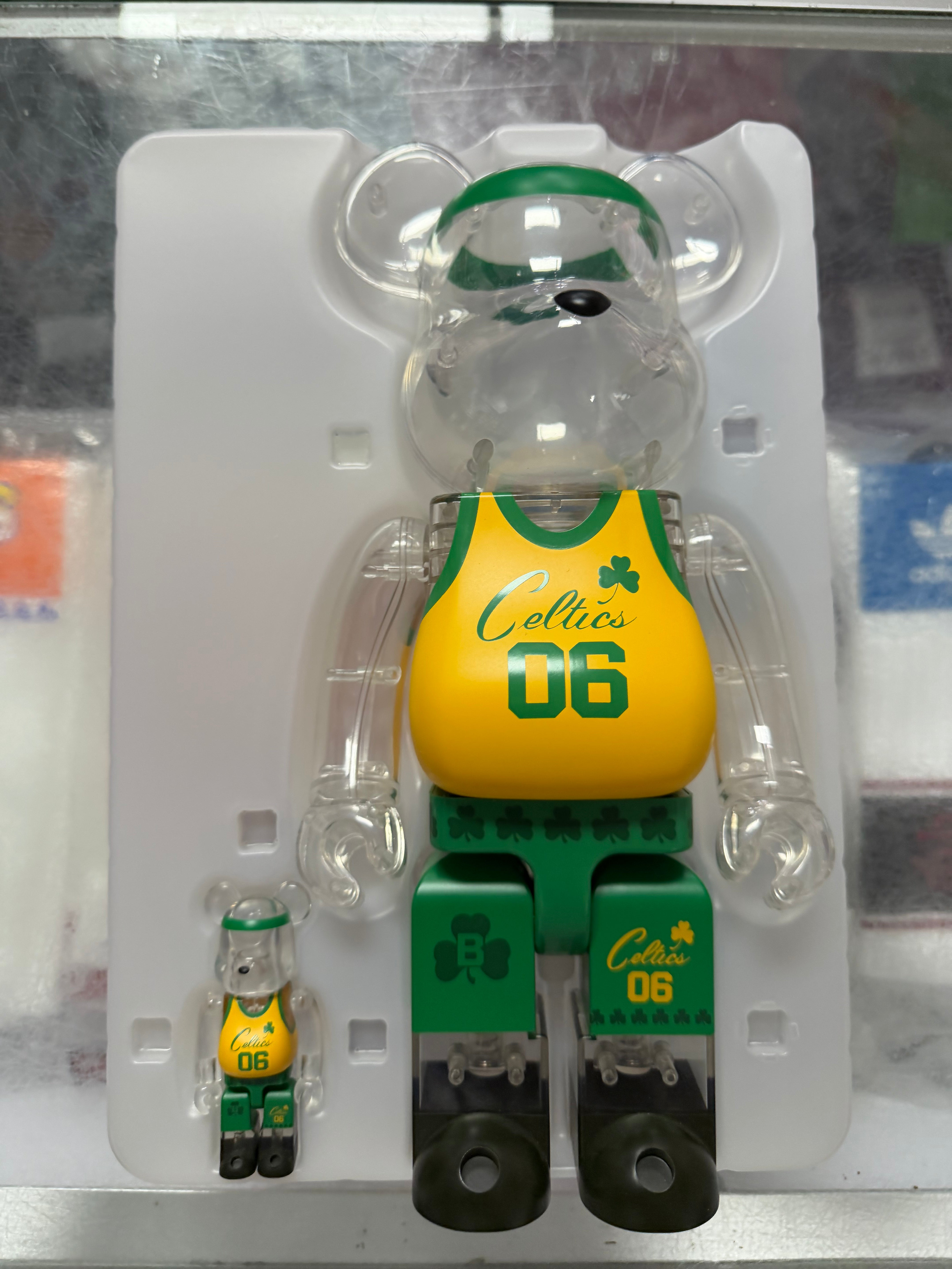 Bearbrick x Bodega x NBA Worldwide Respect Boston Celtics 100% & 400% Set