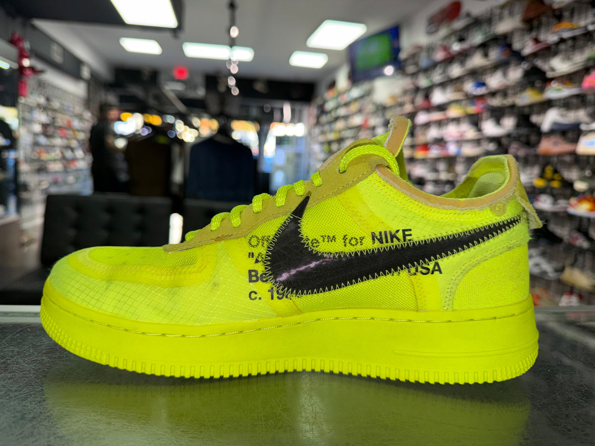 Size 8.5 Air Max 1 Off-White "Volt"