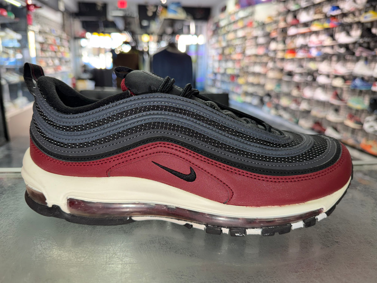 Size 10.5 Air Max 97 "Black Team Red" Brand New