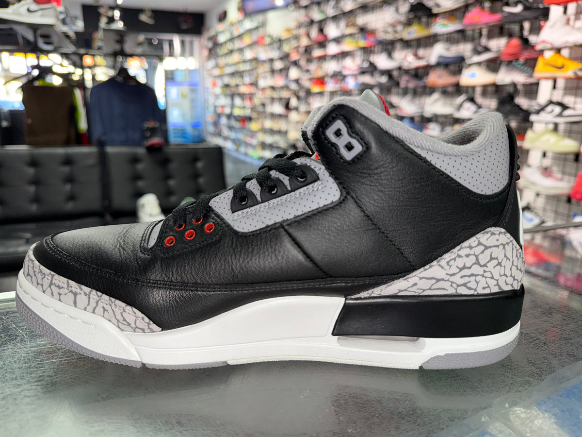 Size 10.5 Air Jordan 3 "Black Cement"