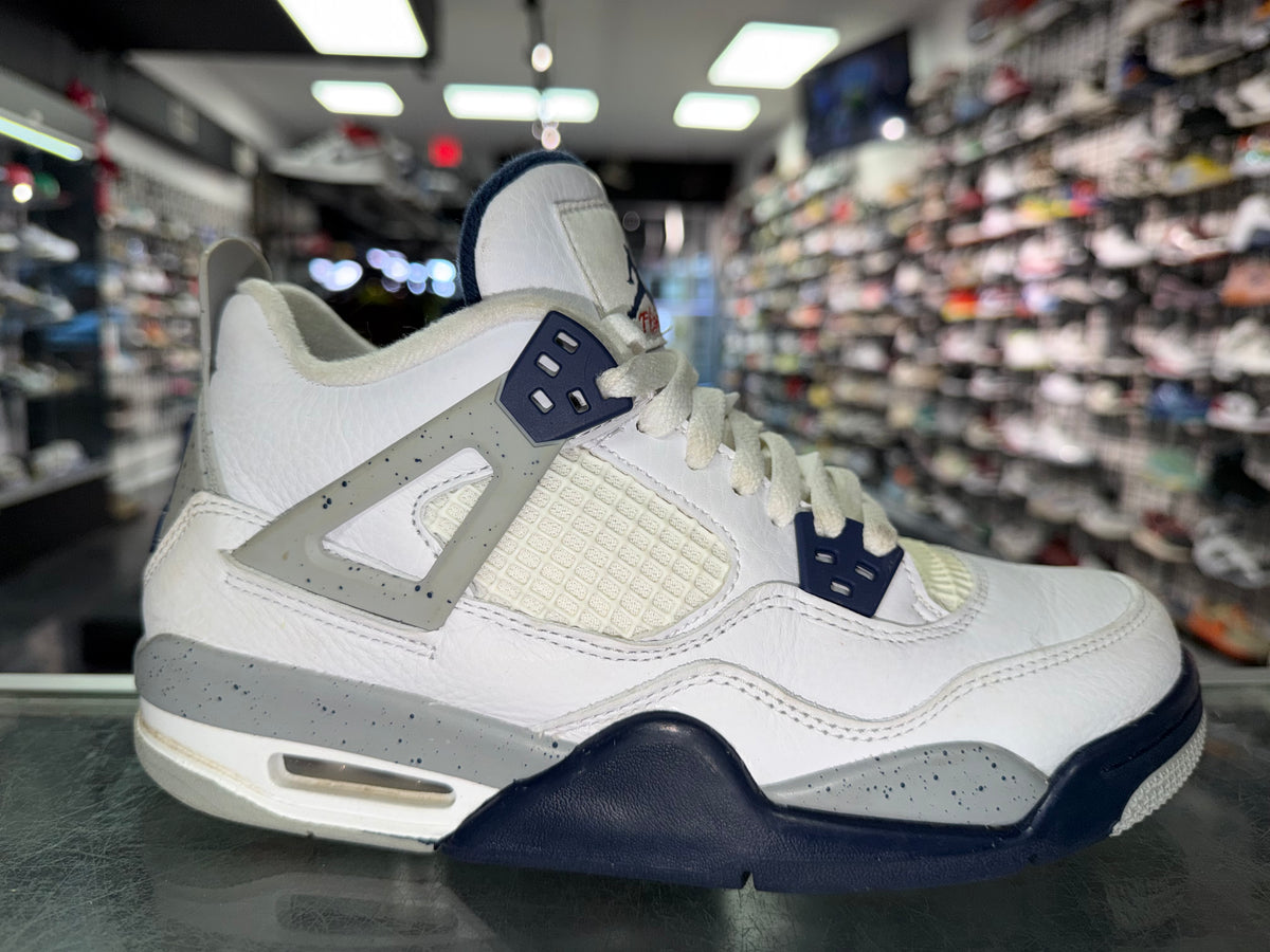Size 6.5y Air Jordan 4 "Midnight Navy"