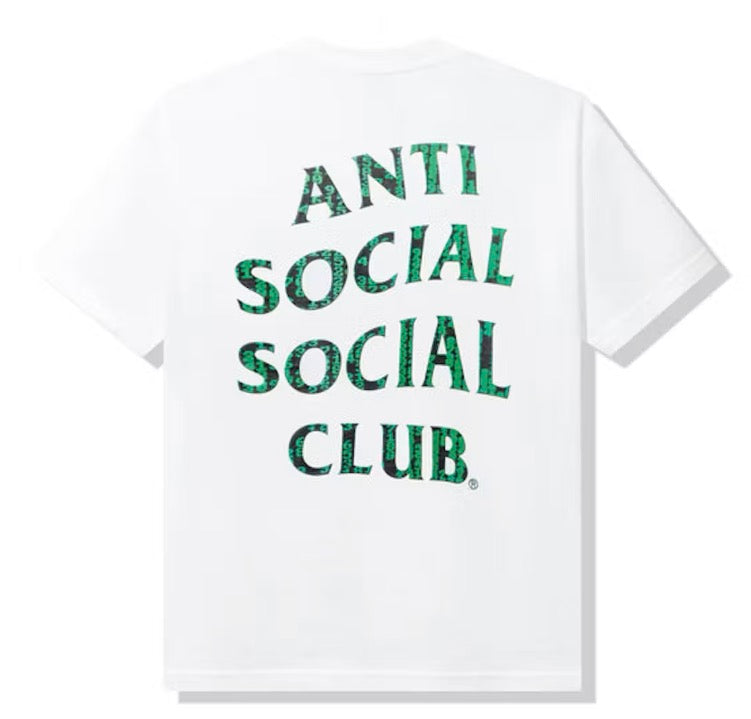 Size L Anti Social Social Club Glitch Tee “White” Brand New