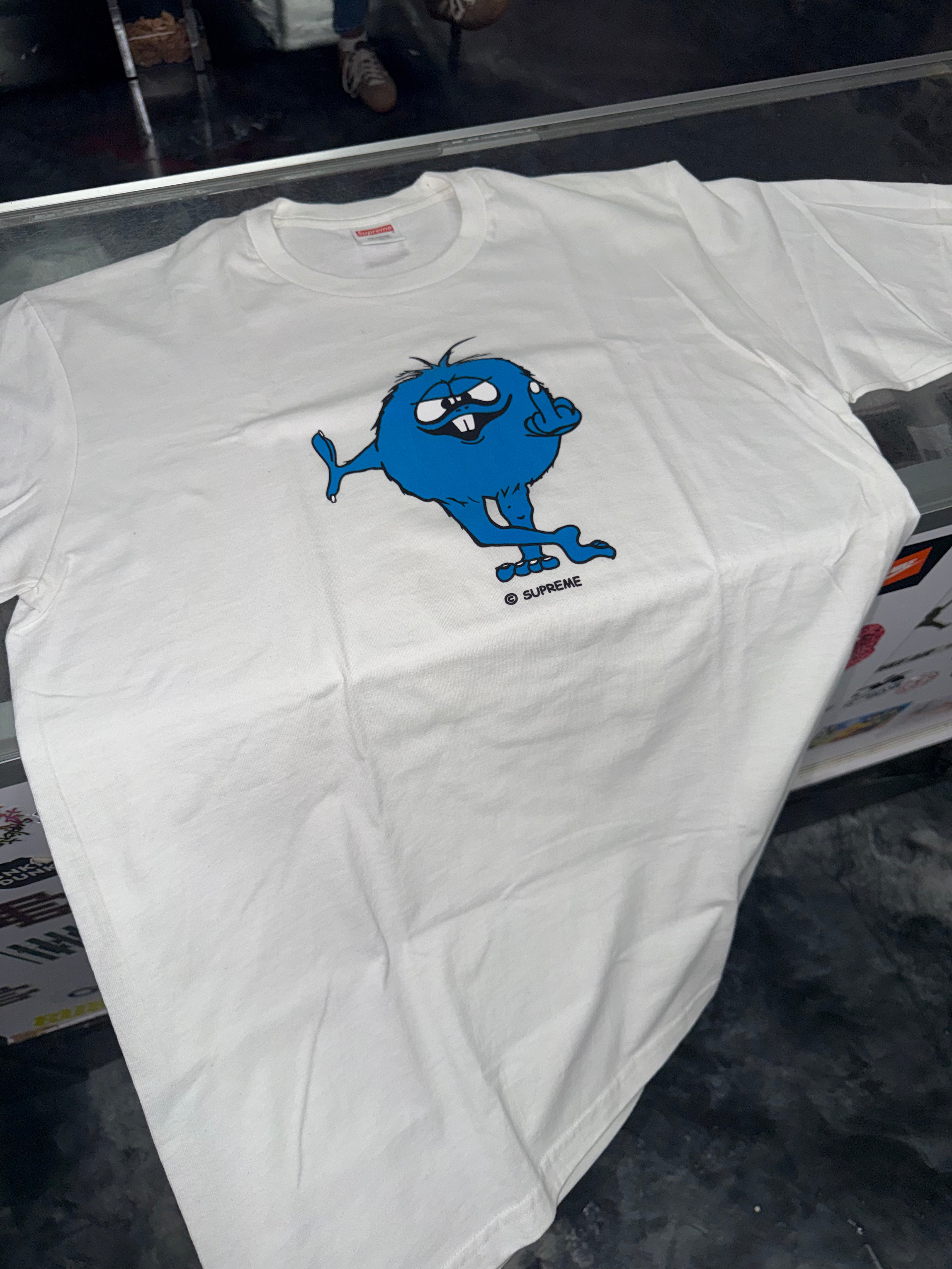 Size M Supreme Camacho Tee “Blue/White” Worn 1x
