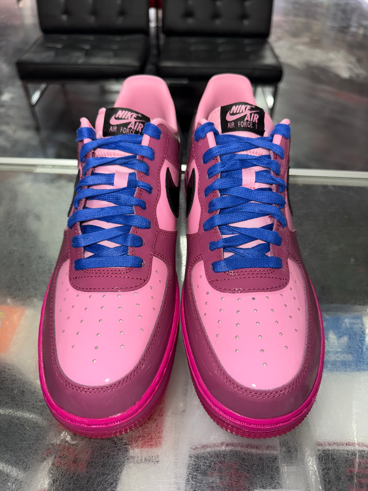 Size 11 Air Force 1 Patent Leather “Pink Cooler Mulberry Rose” Brand New
