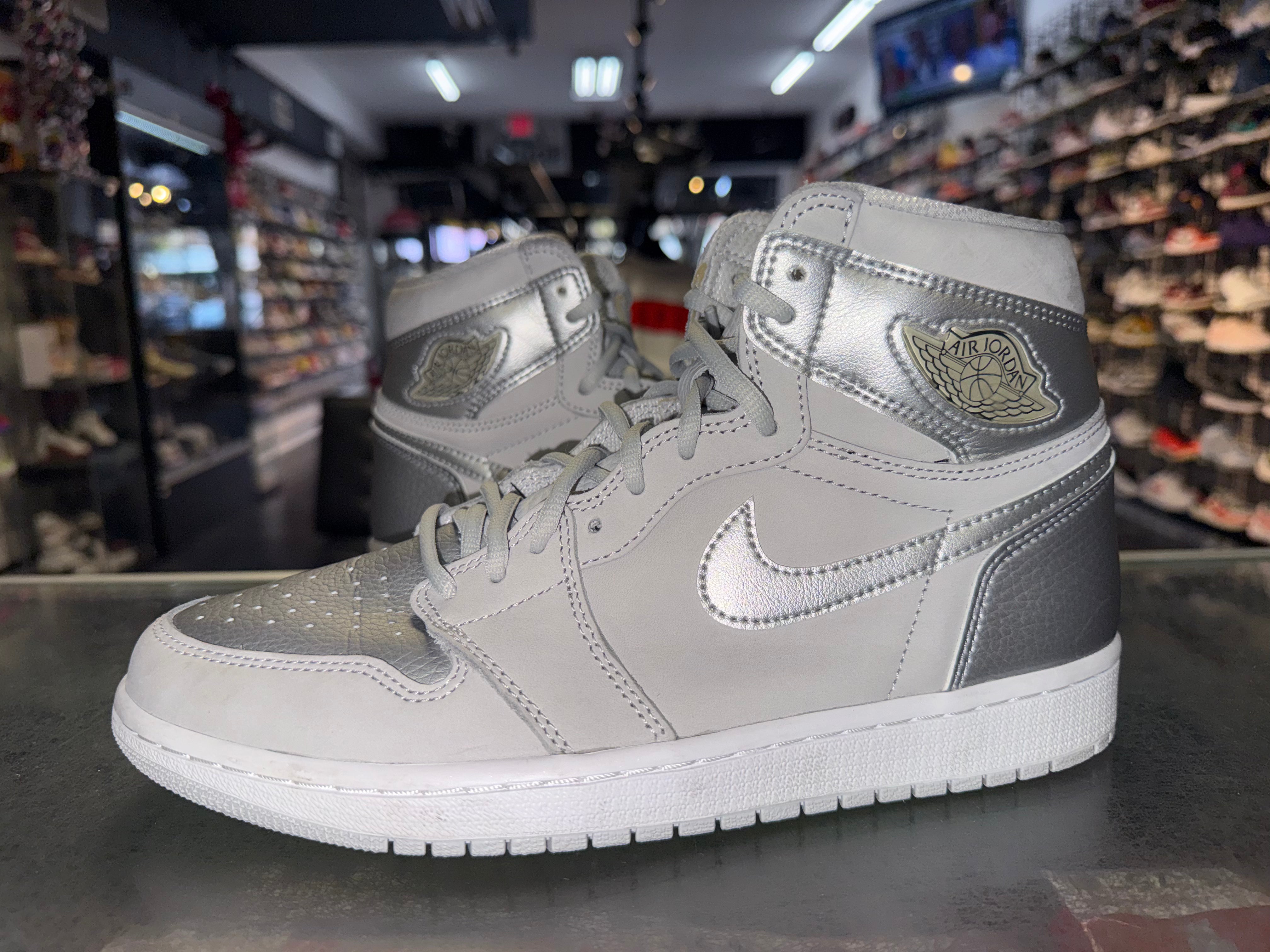 Size 9 Air Jordan 1 COJP "Silver"