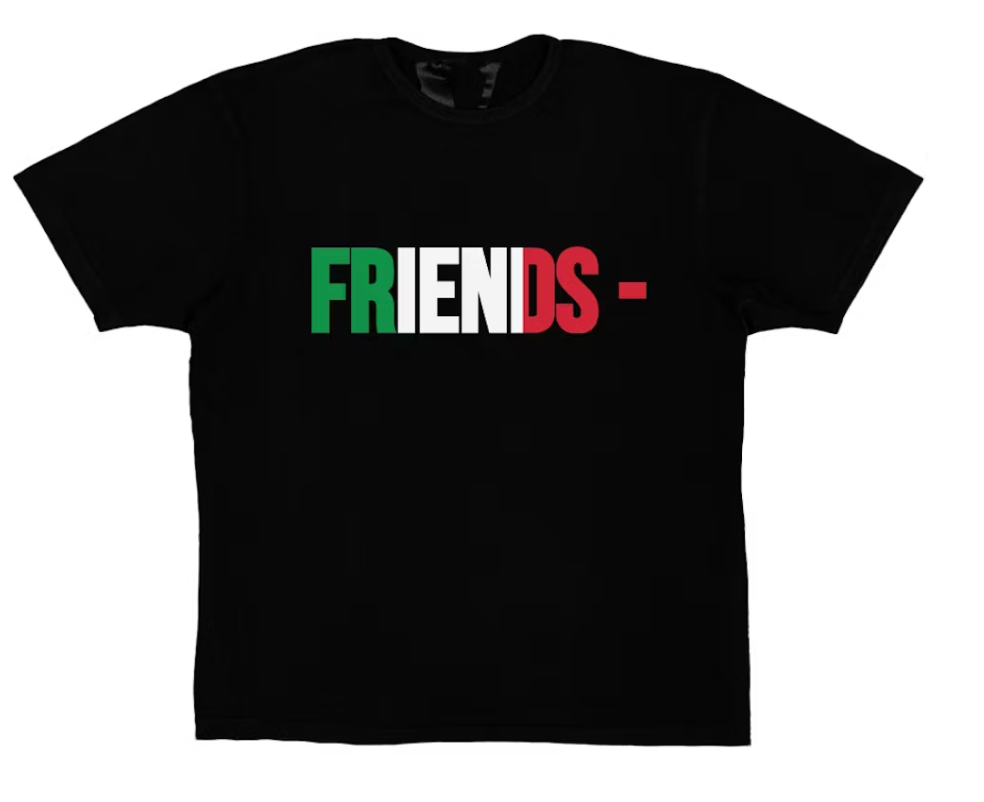 Size XL VLONE Friends T-shirt "ITA"