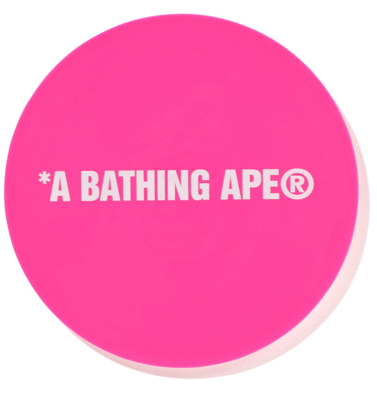 BAPE Busy Works Coaster "Neon Pink" Brand New