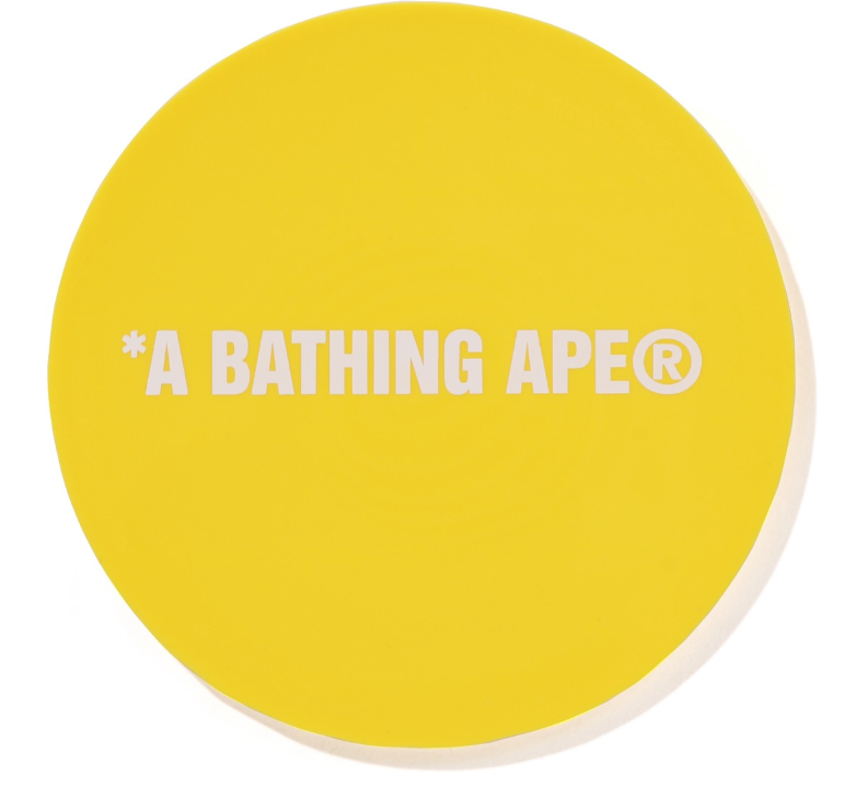 BAPE Busy Works Coaster "Neon Yellow" Brand New