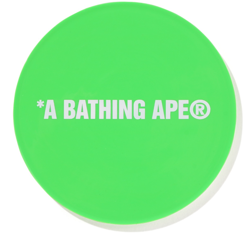 BAPE Busy Works Coaster "Neon Green" Brand New
