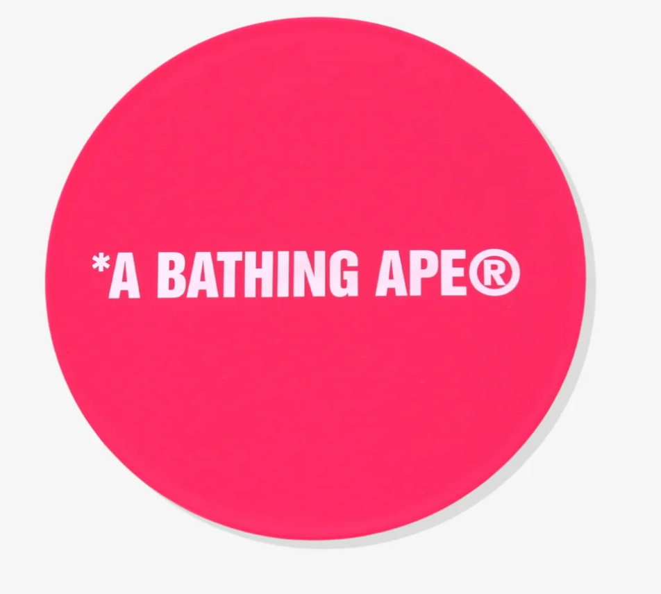 BAPE Circle Coaster "Pink Camo" Brand New