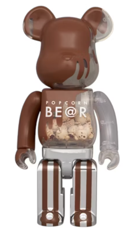 BE@RBRICK POPCORN BE@R Chocolate Ver400％ BE@RBRICK Popcorn Be@R Chocolate Ver. 400% Brand New