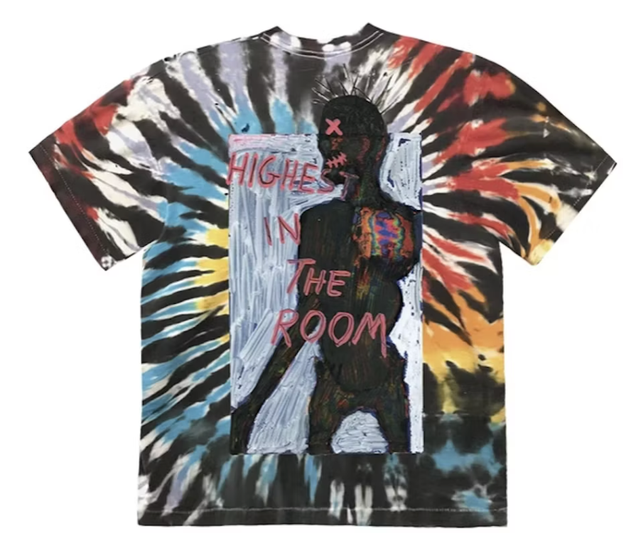 Size XL Travis Scott Highest In The Room Tee "Tie Dye" Brand New