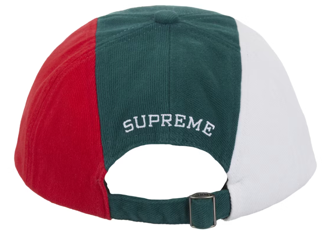 Size OS Supreme Crest 6-Panel Hat (SS25) "Multicolor" Brand New