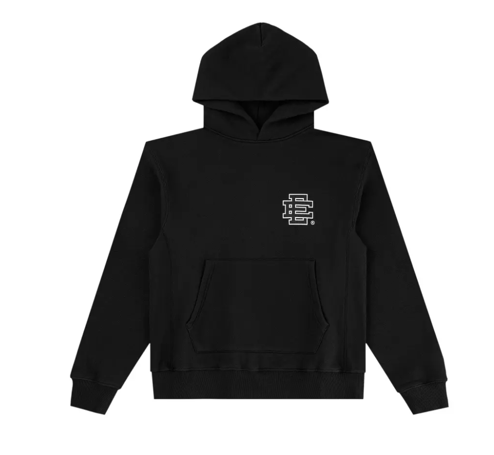 Size L Eric Emanuel EE Basic Hoodie "Black" Brand New