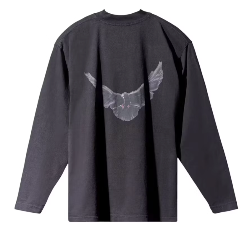 Size XL Yeezy Gap Engineered by Balenciaga Dove Long Sleeve "Dark Grey" Brand New