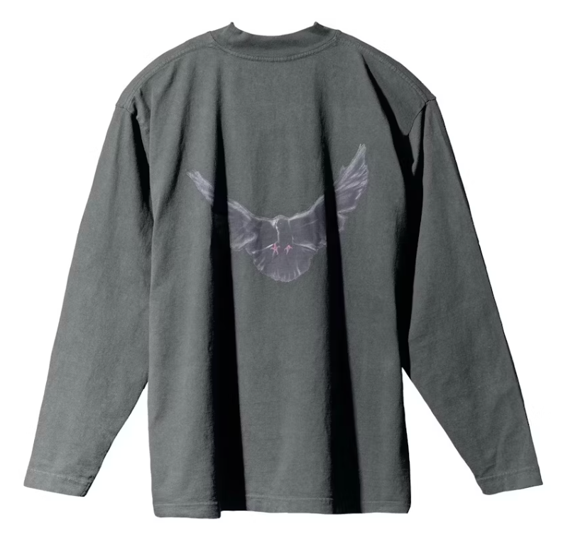 Size L Yeezy Gap Engineered by Balenciaga Dove Long Sleeve "Dark Green" Brand New