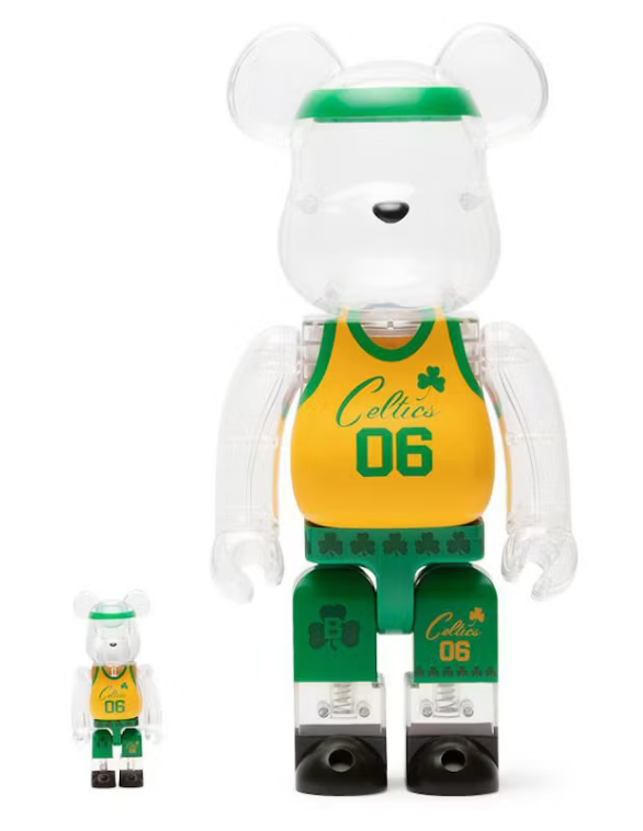 Bearbrick x Bodega x NBA Worldwide Respect Boston Celtics 100% & 400% Set
