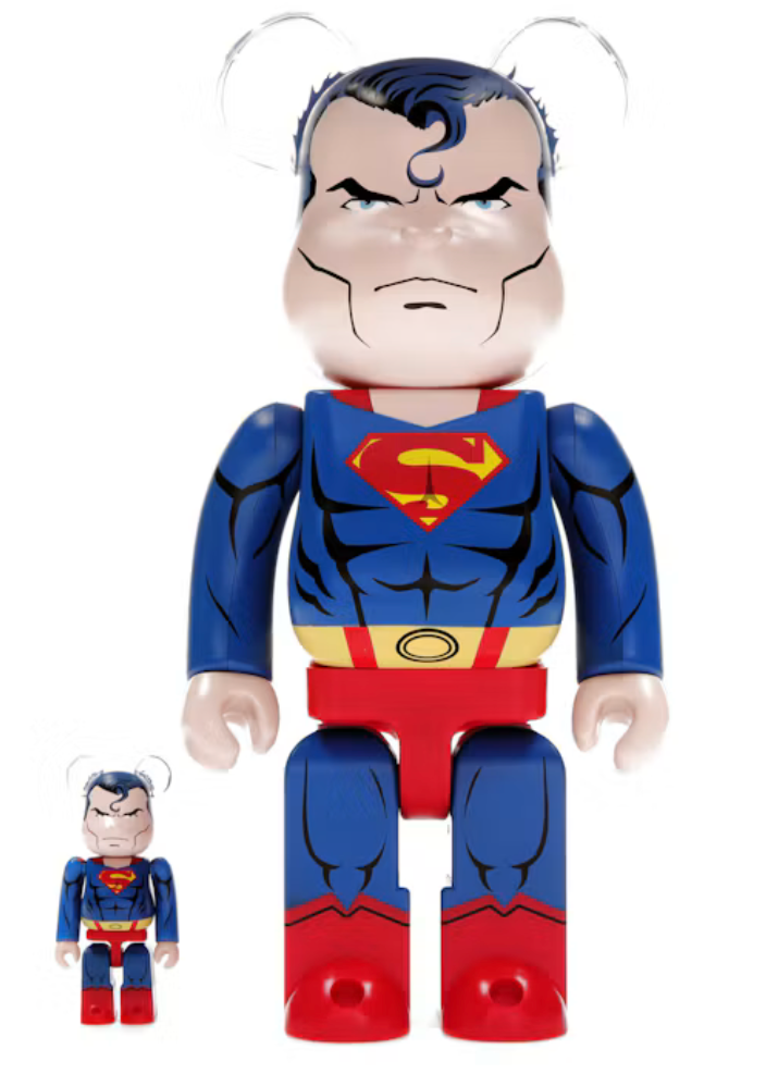 Bearbrick Superman (Batman: Hush Ver.) 100% & 400% Set