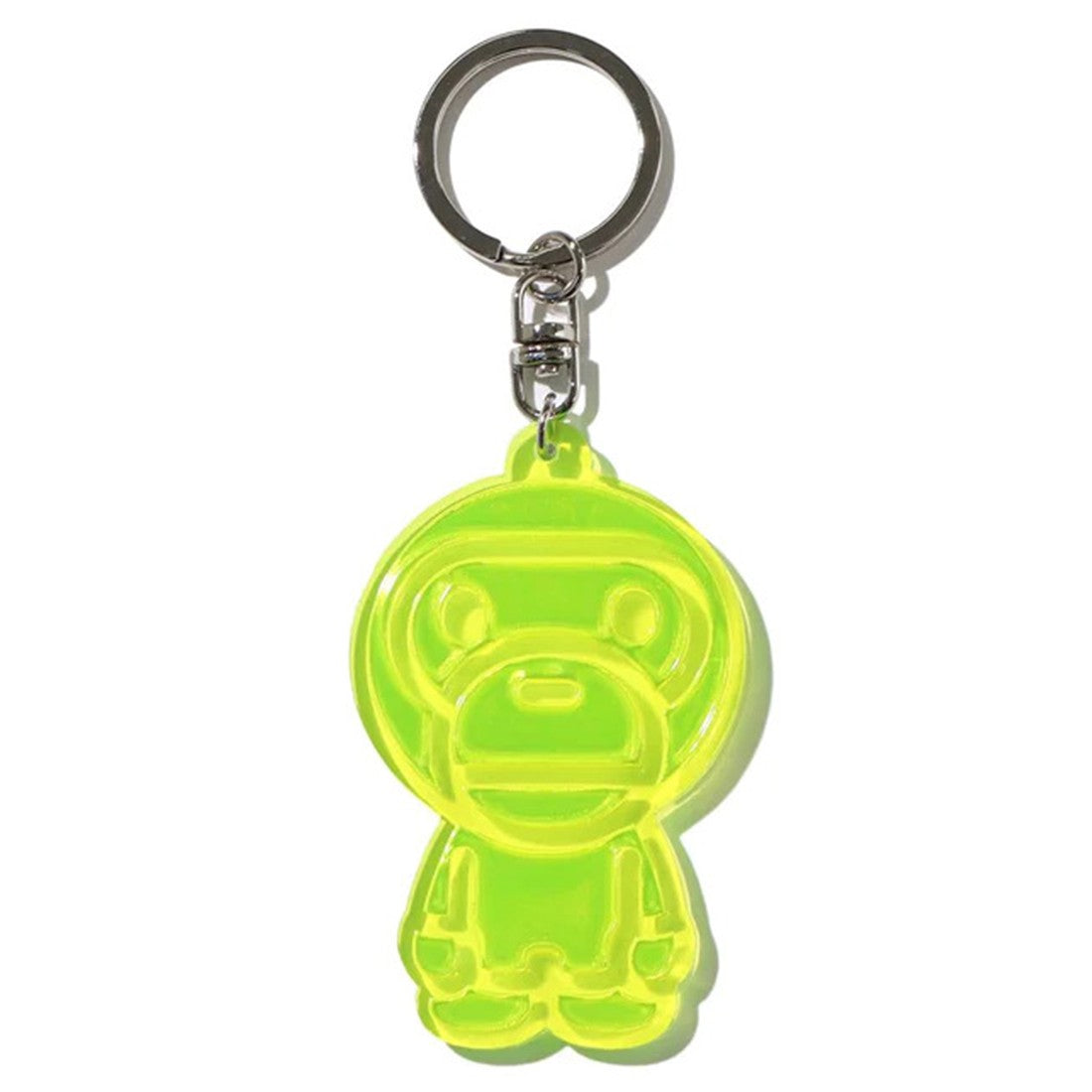 BAPE Baby Milo Reflective Keychain "Yellow" Brand New