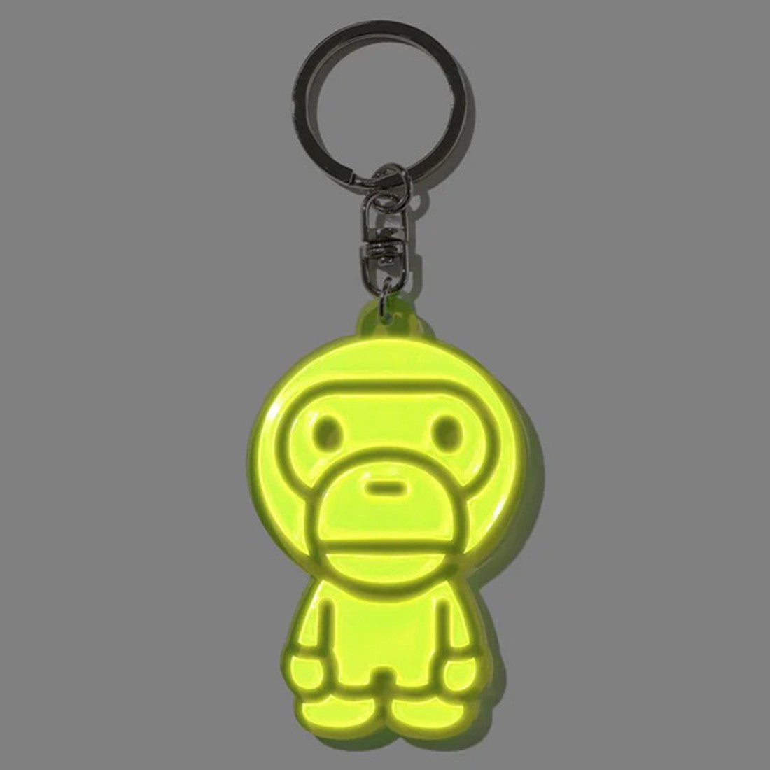 BAPE Baby Milo Reflective Keychain "Yellow" Brand New