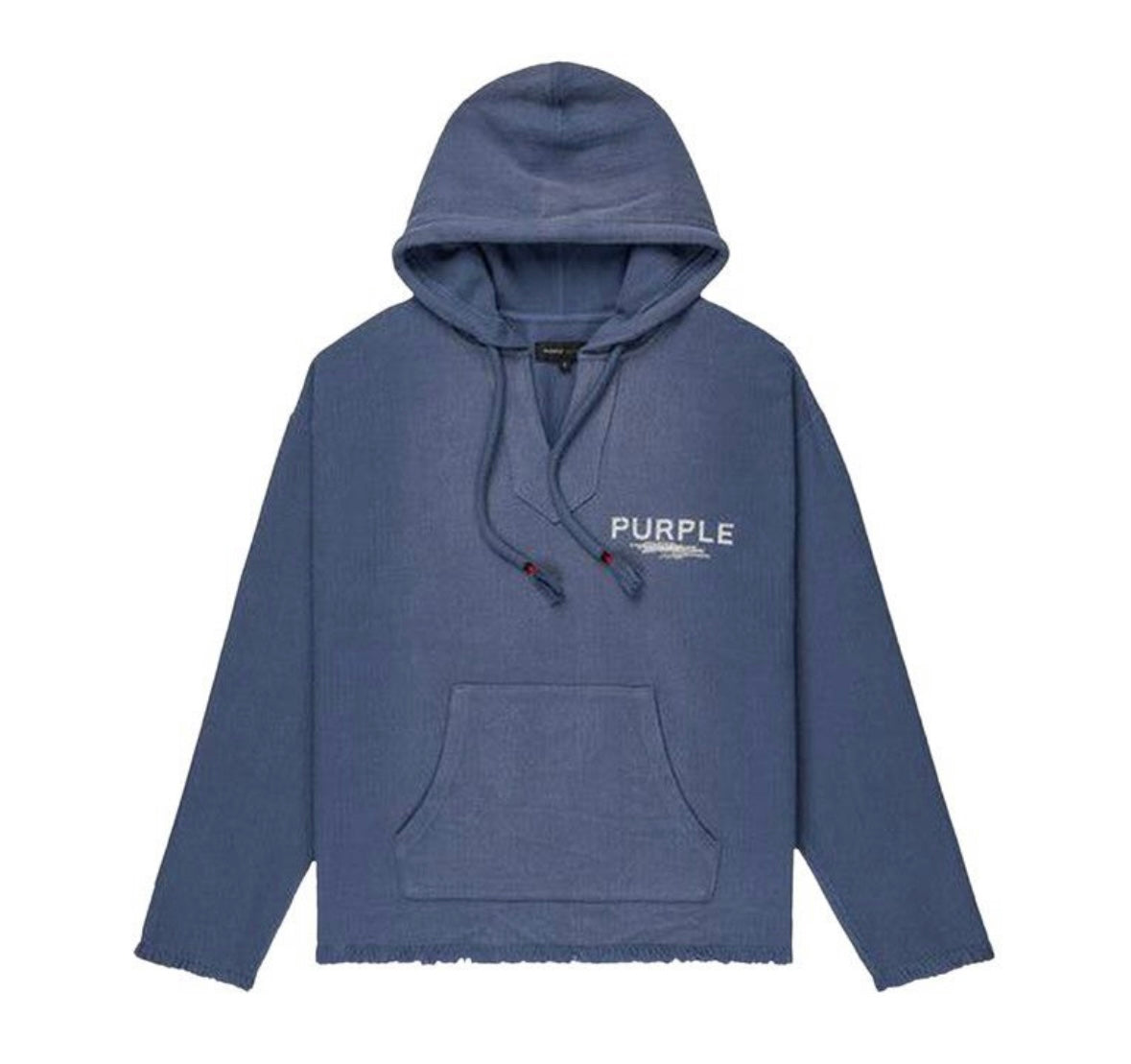 Size M Purple Brand Beach Hoodie "Blue"
