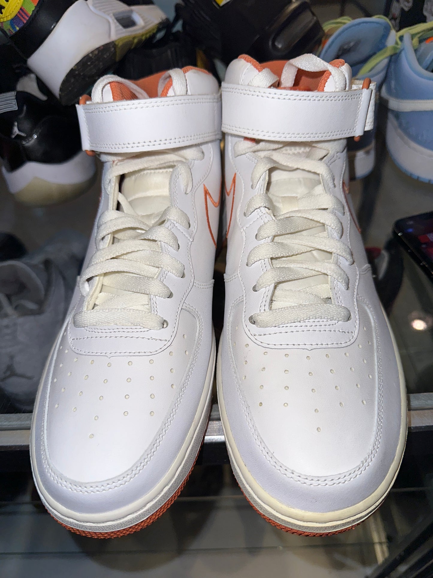 Size 9 Air Force 1 Mid “Terra Orange” Brand New (Mall)