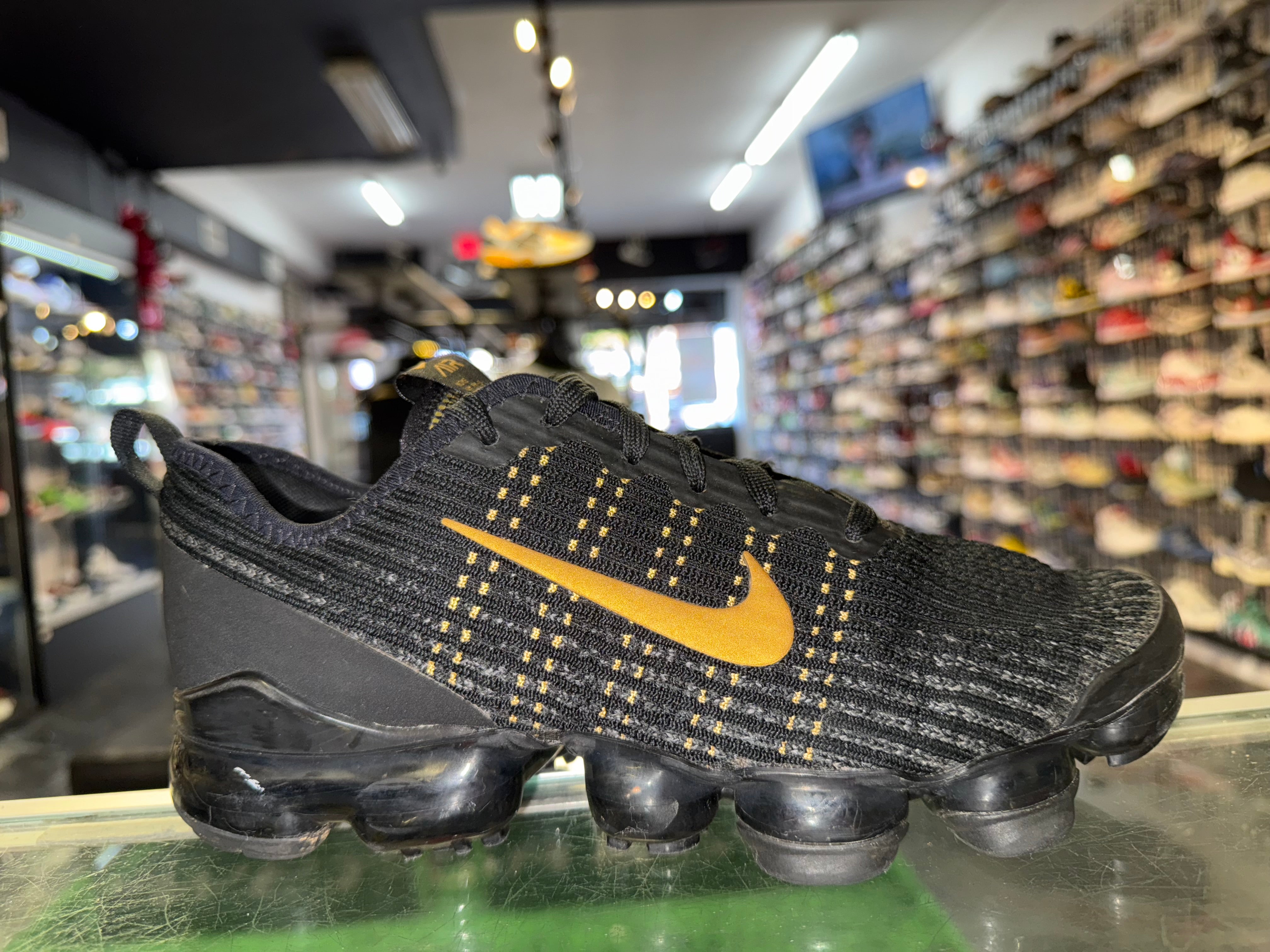 Size 6y Air Vapormax Flyknit 3 "Metallic Gold"