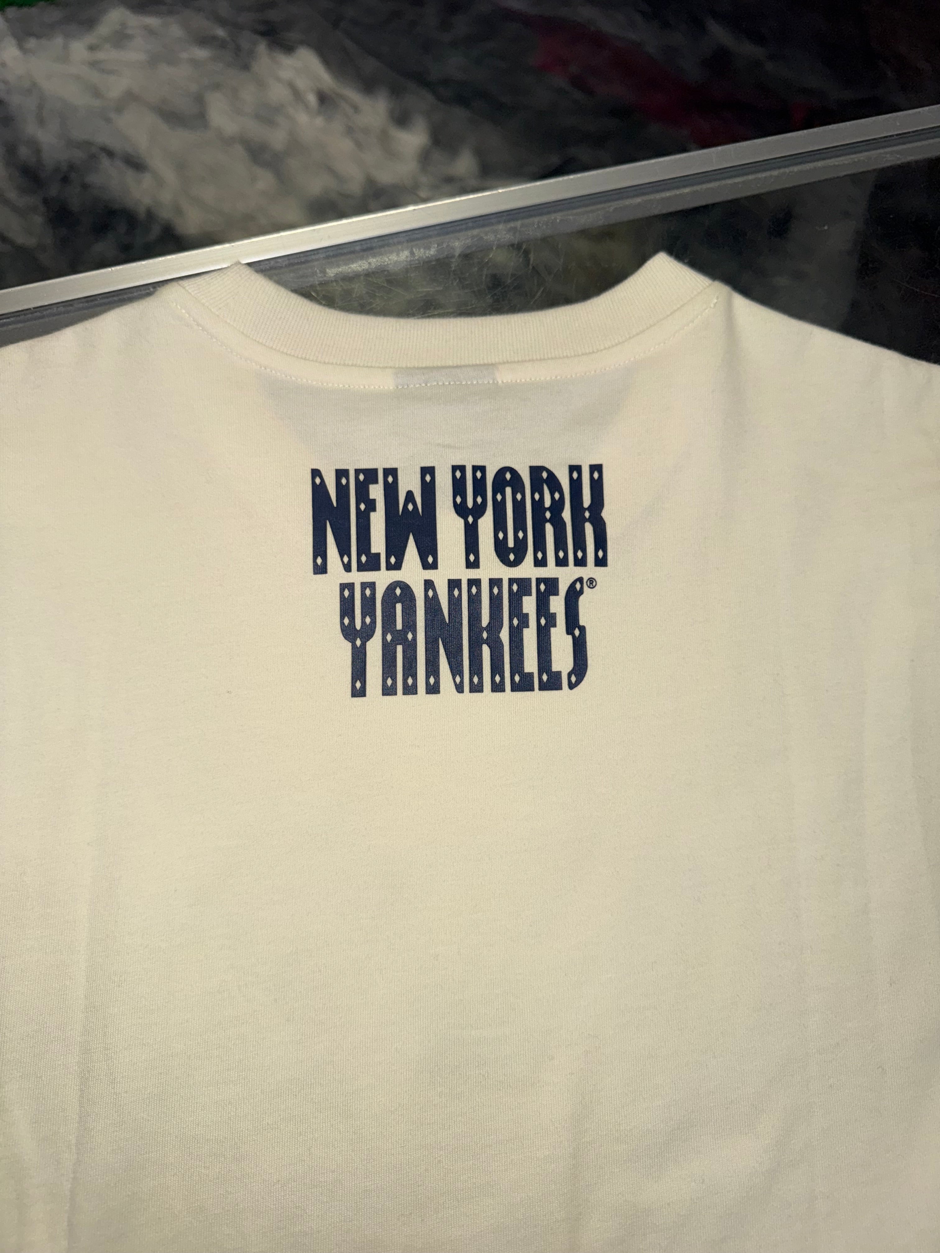 Size M Billionaire Boys Club New Era Yankees Tee “Cream” Brand New