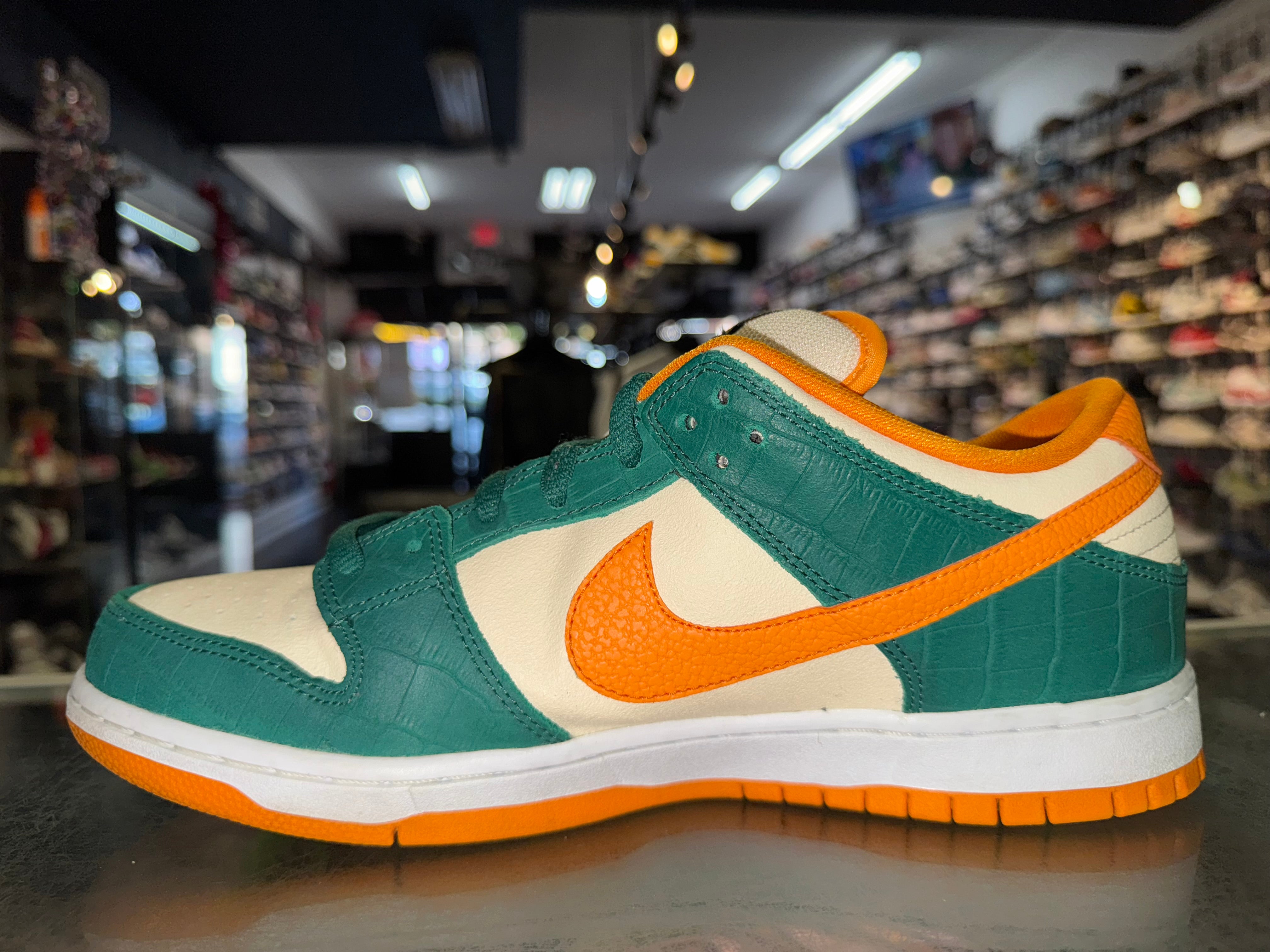 Size 10.5 Dunk Low SB "Legion Pine Kumquat"