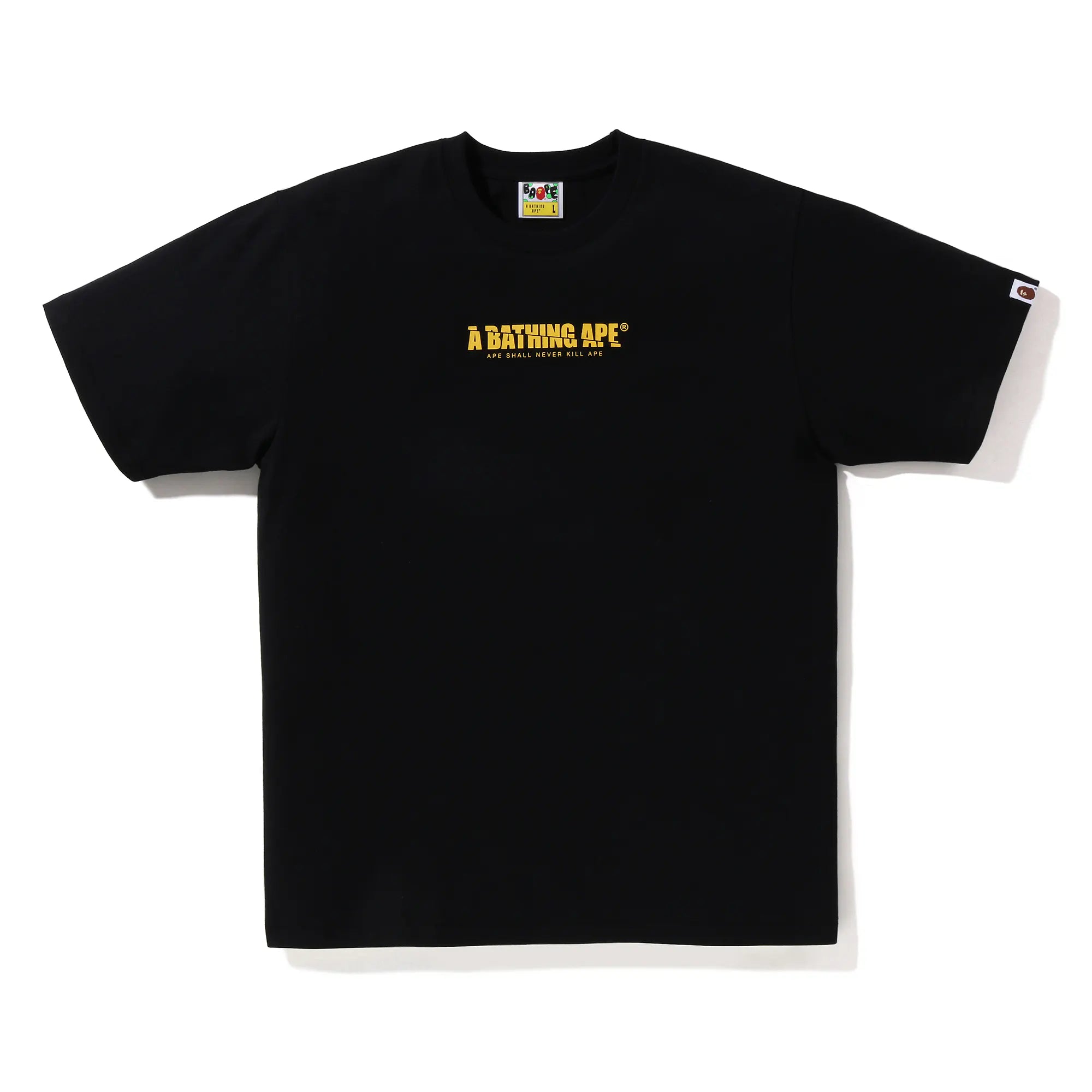 Size XL Bape Harajuku Tee "Black Yellow" Brand New