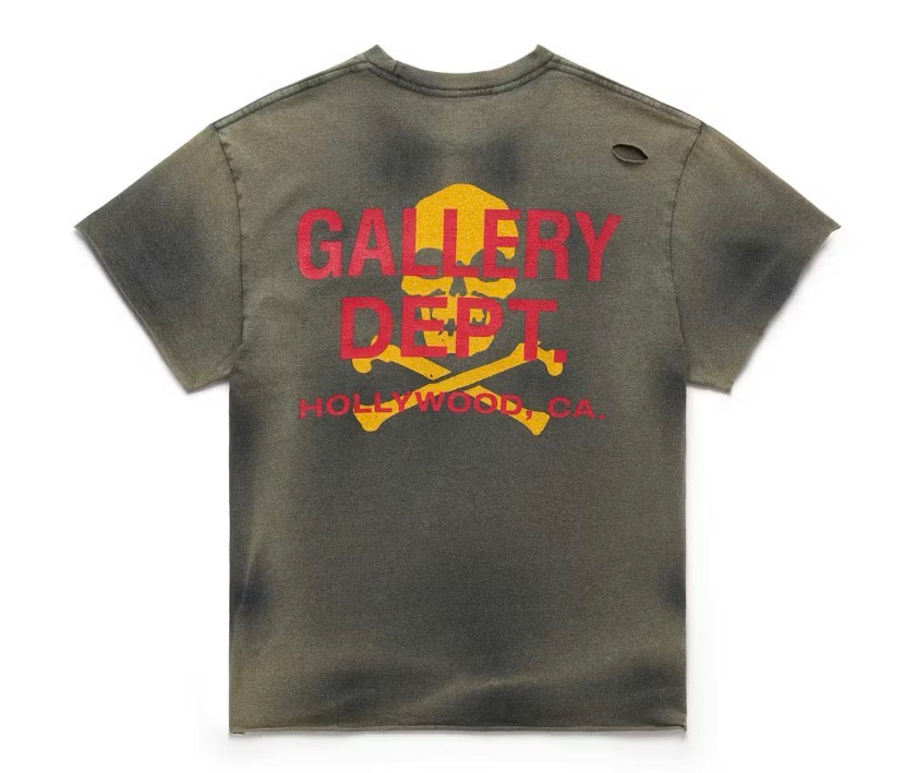 Size S Gallery Dept. Zip Tee “Vintage Black” Brand New