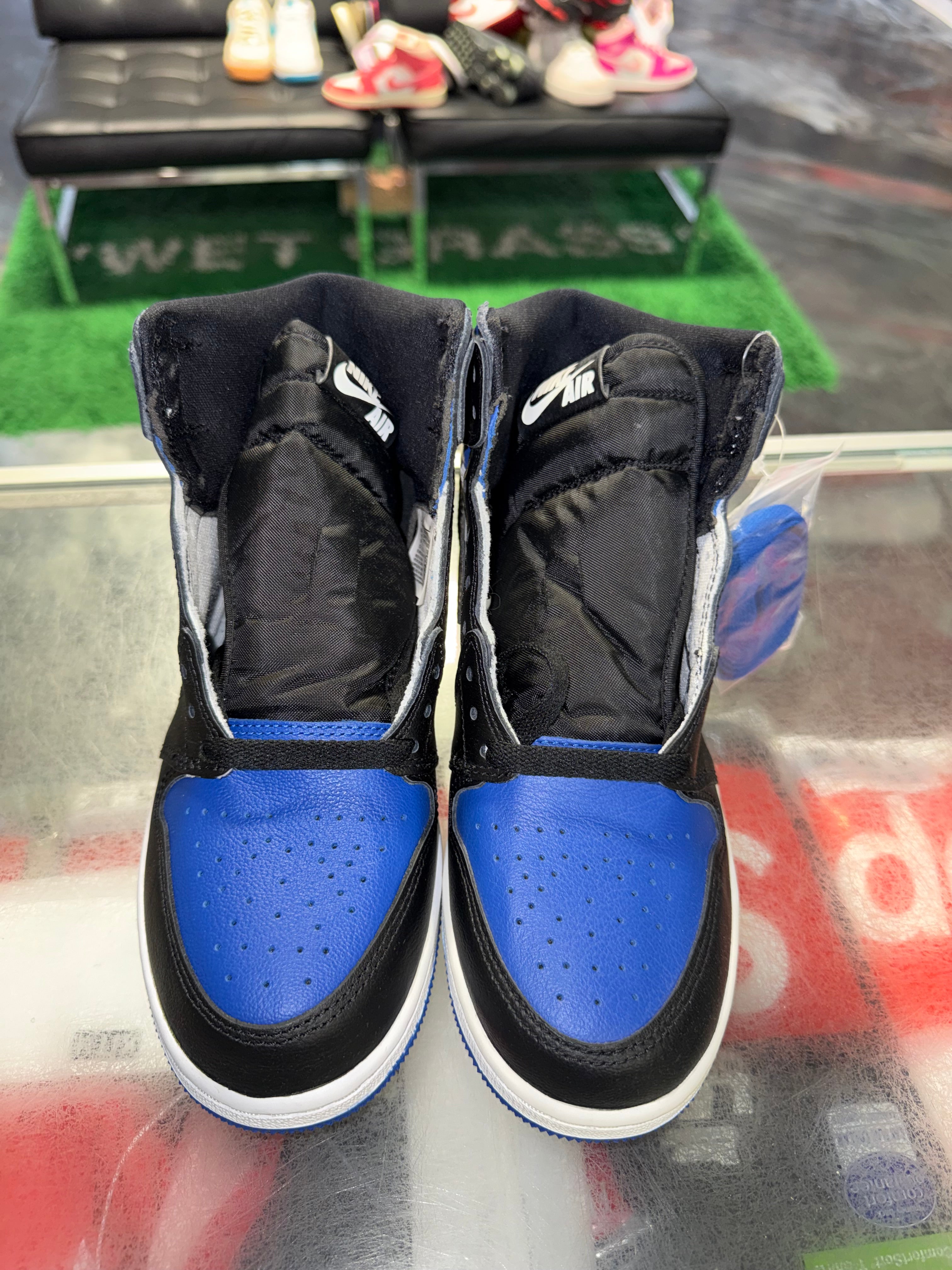 Size 5y Air Jordan 1 "Royal Toe" Brand New